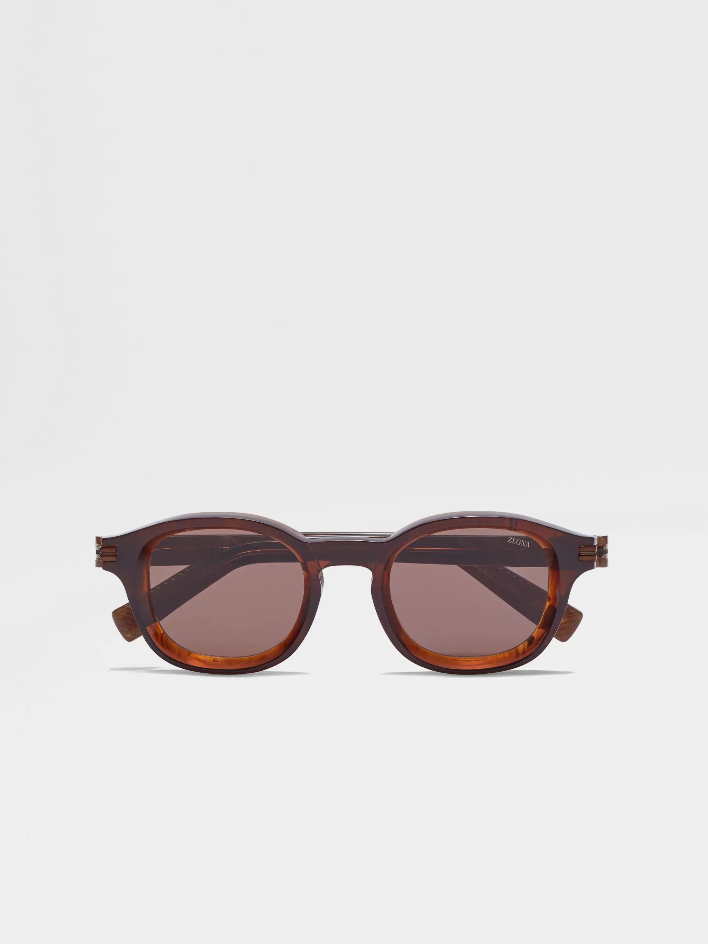 Fashion Aurora I Sonnenbrille aus Acetat in dunklem Foliage Sonnenbrillen