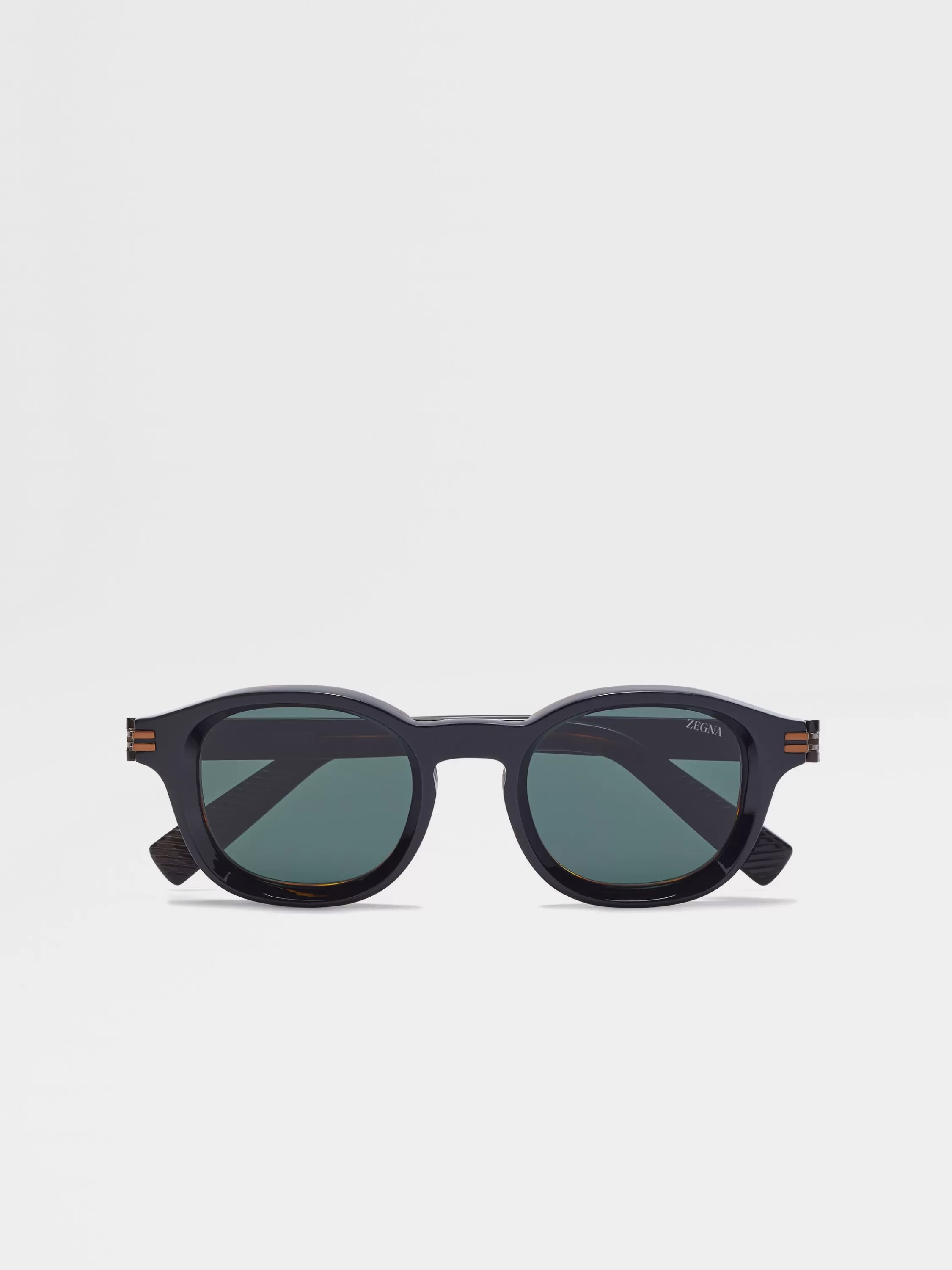 Hot Aurora I Sonnenbrille aus Acetat in Schwarz und Havana Sonnenbrillen