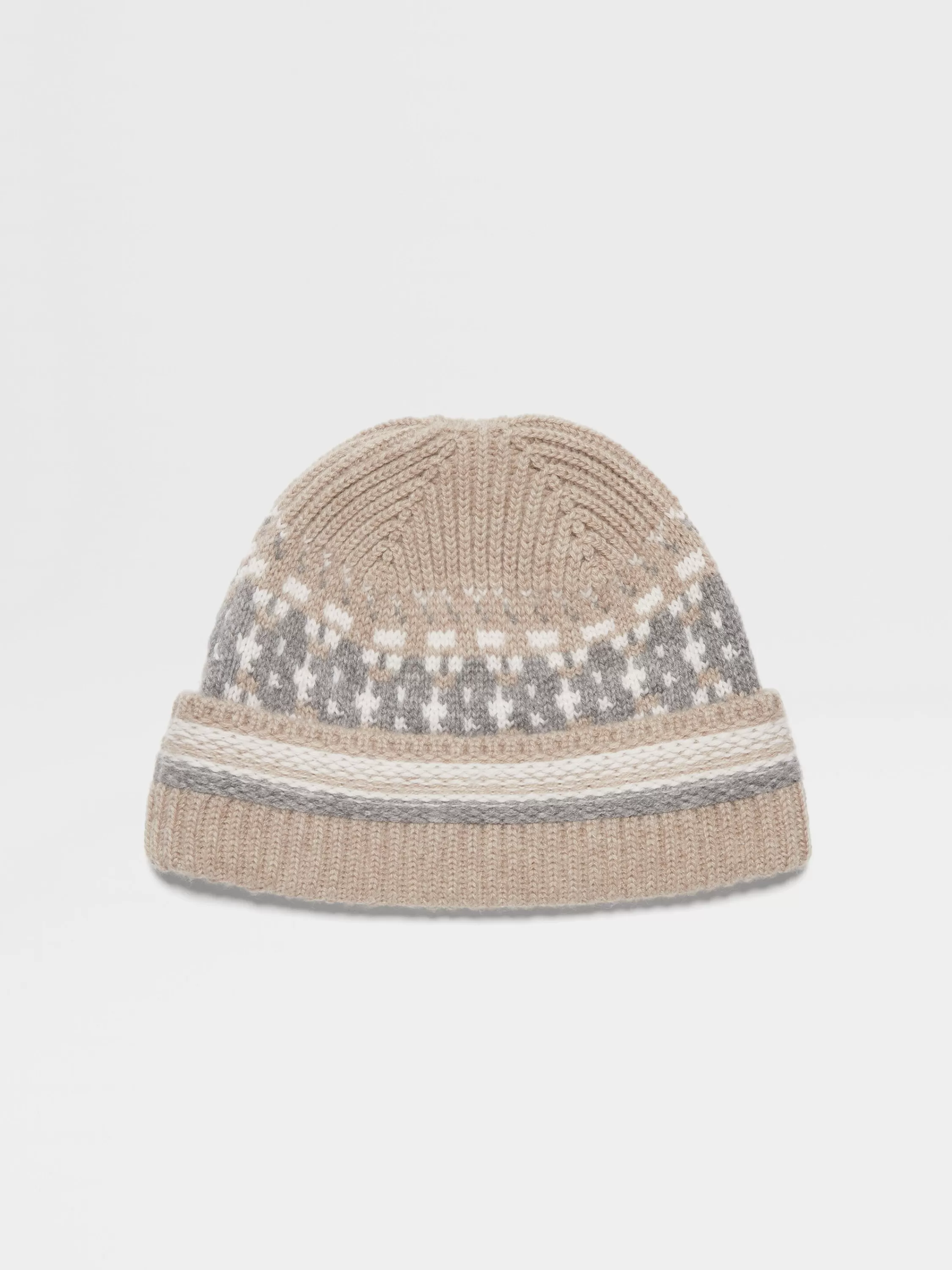Flash Sale Beanie aus Oasi Cashmere in hellem Taupe Handschuhe, Schals Und Hüte