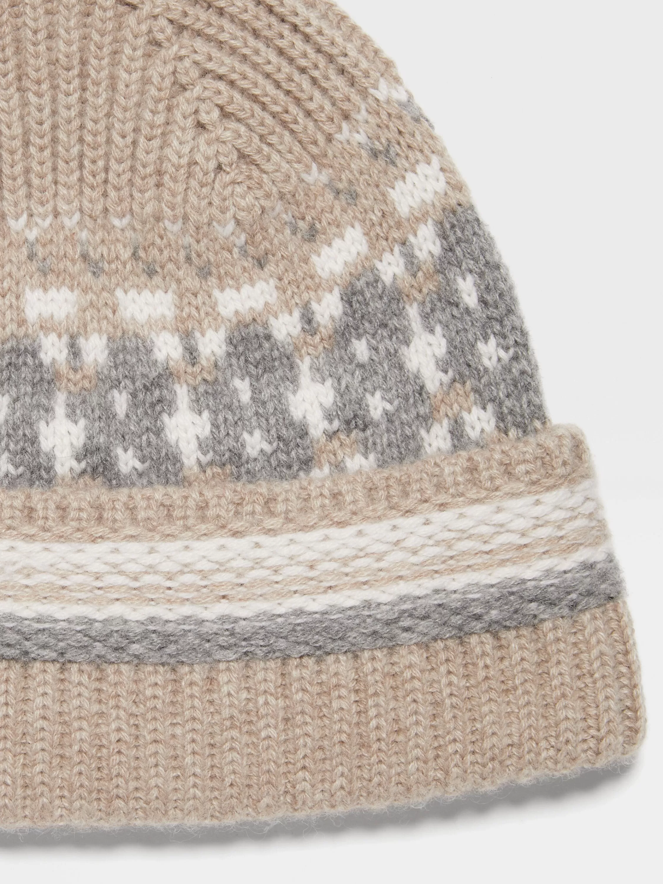 Flash Sale Beanie aus Oasi Cashmere in hellem Taupe Handschuhe, Schals Und Hüte