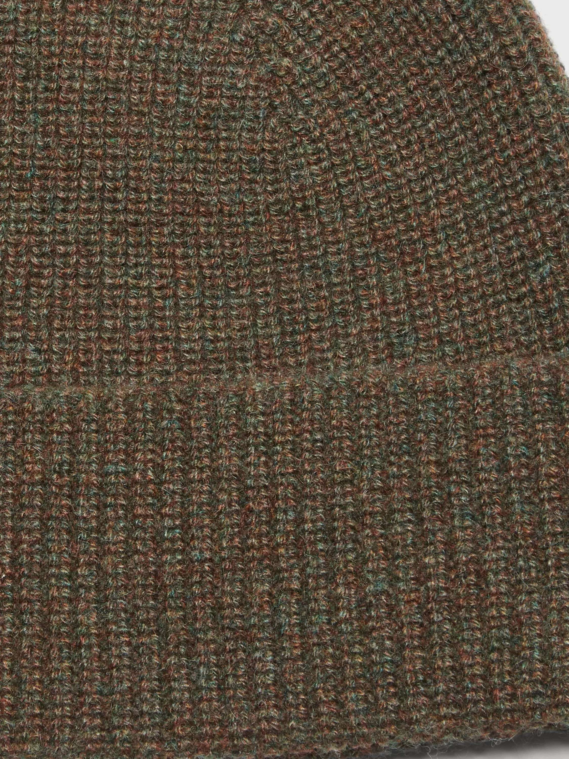 Discount Beanie aus Oasi Cashmere in mehrfarbig meliertem Armeegrün Handschuhe, Schals Und Hüte