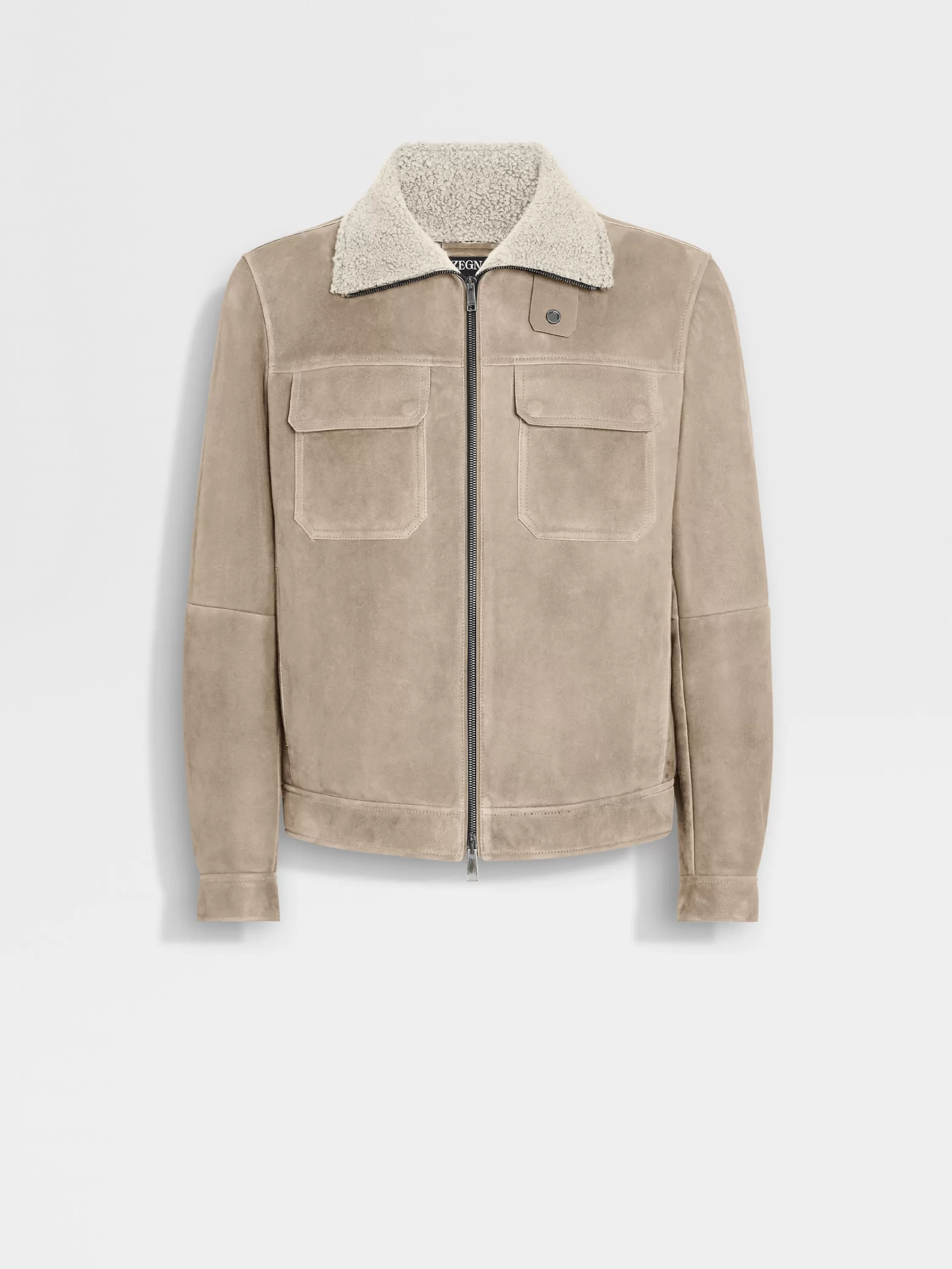 Hot Blouson aus Lammwolle Jacken Und Mäntel