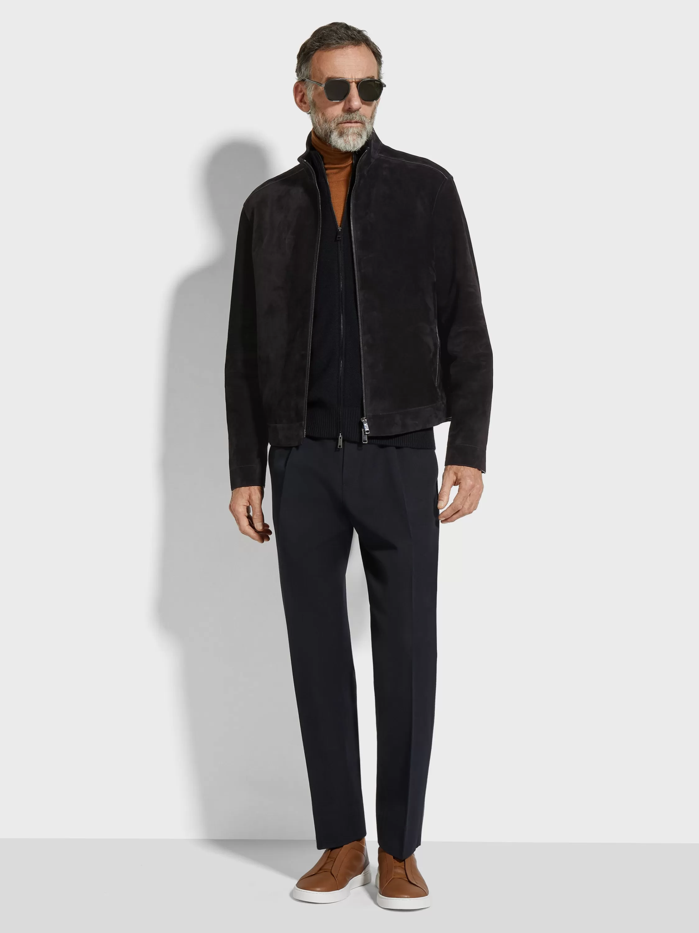 Hot Blouson aus Nubukleder Jacken Und Mäntel