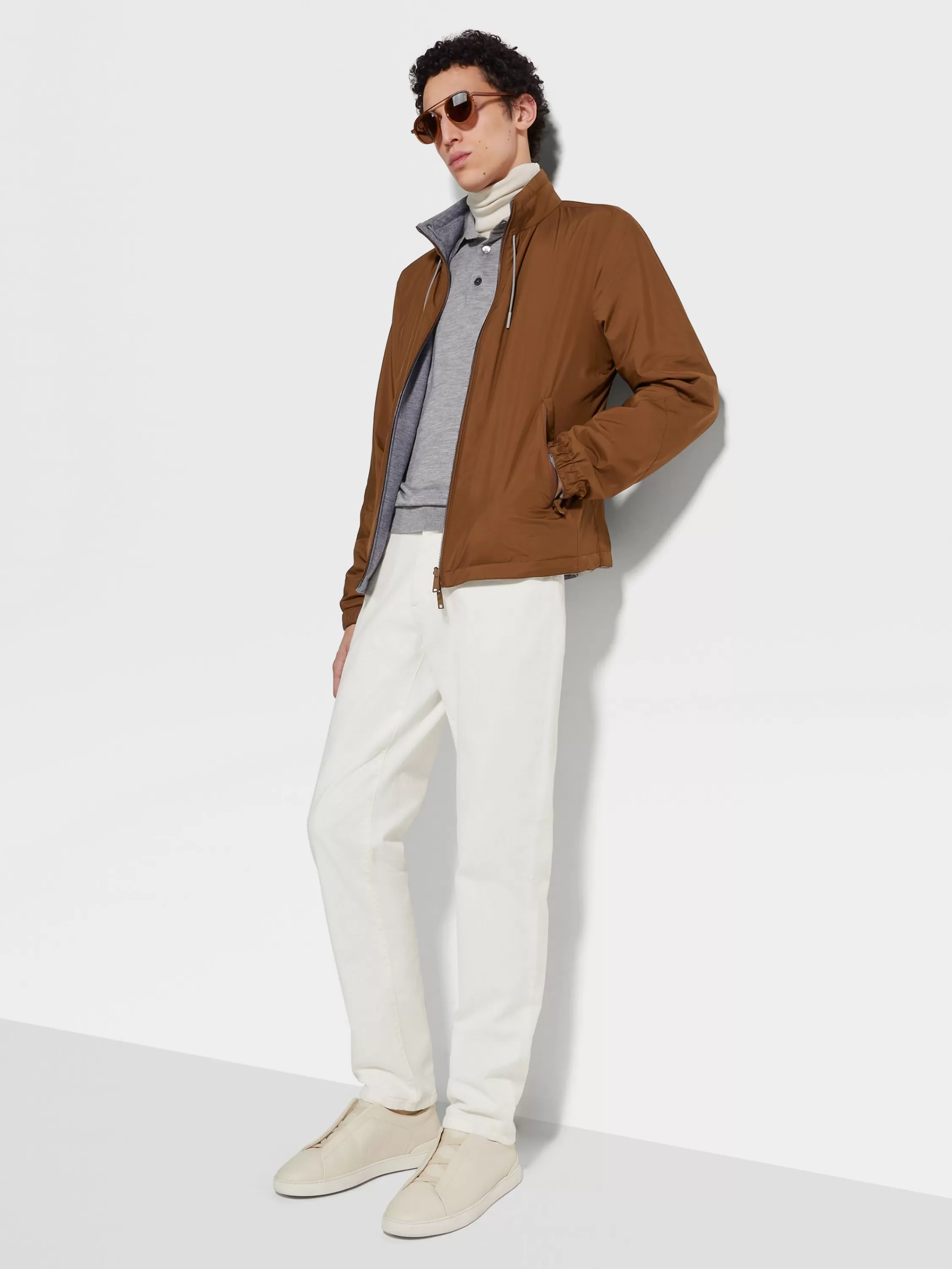 Discount Brezza Wendbares Blouson aus Mikrofaser Jacken Und Mäntel