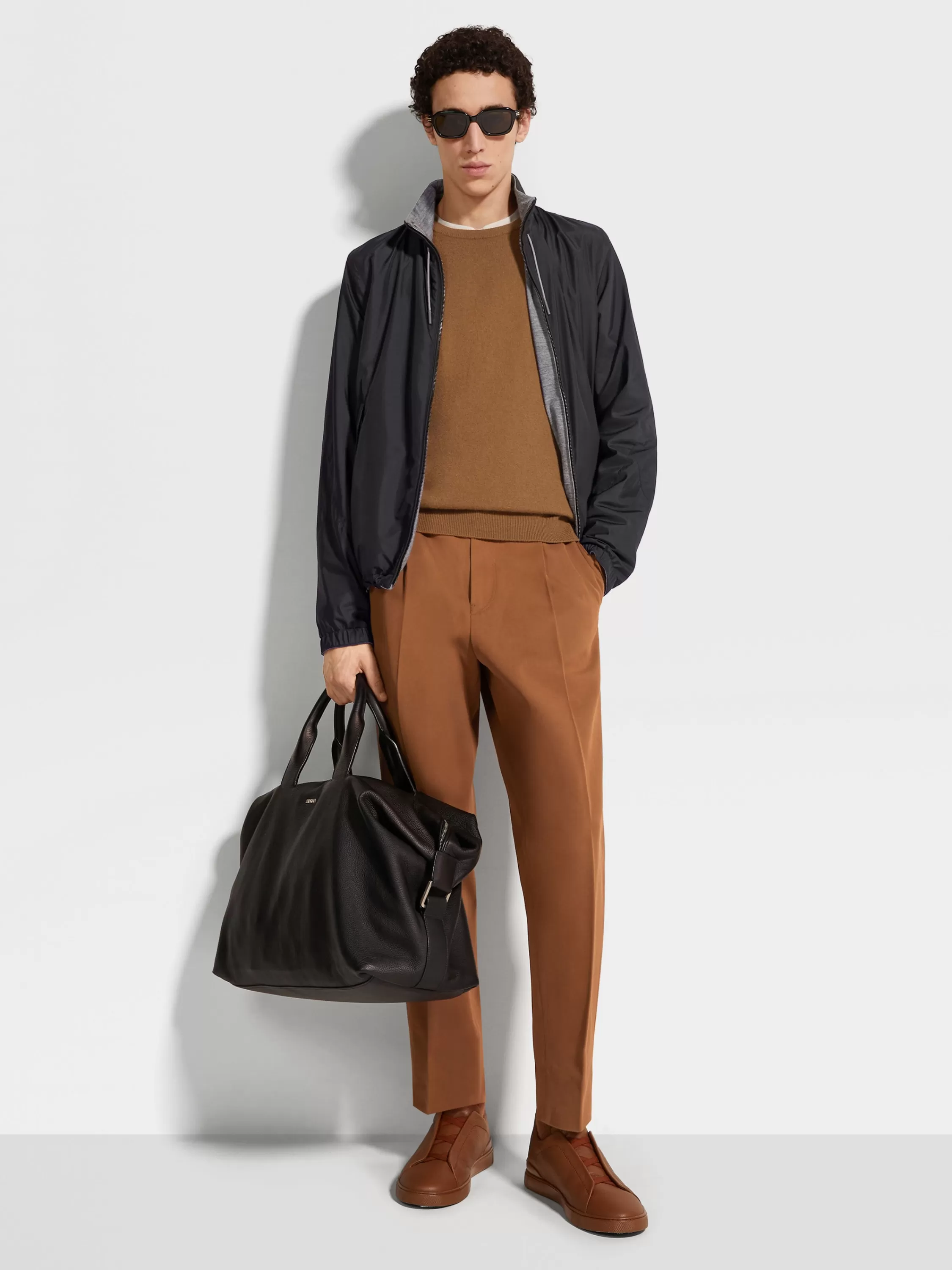 New Brezza Wendbares Blouson aus Mikrofaser Jacken Und Mäntel