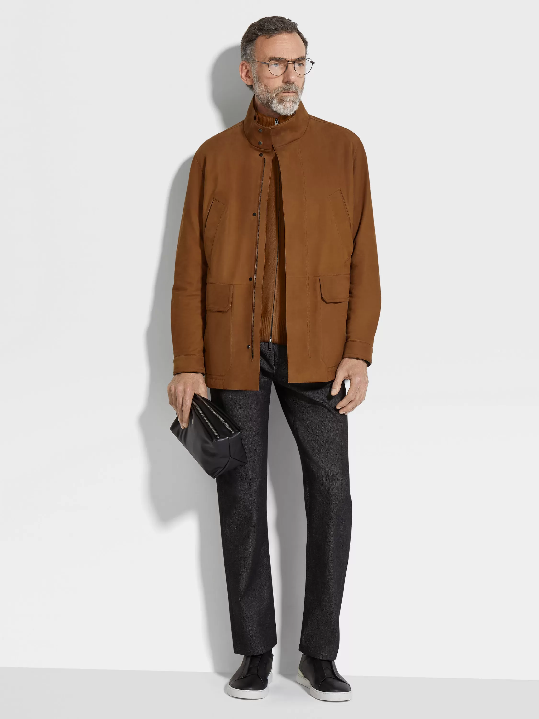 Cheap Car Coat aus Nubukleder Jacken Und Mäntel
