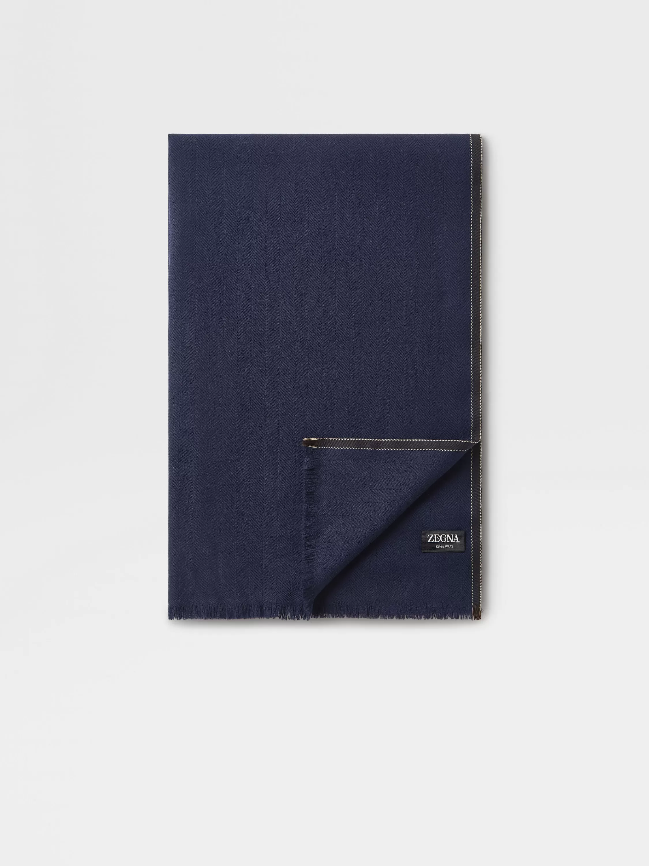 Outlet Dark Blue 12milmil12 Wool Scarf Handschuhe, Schals Und Hüte