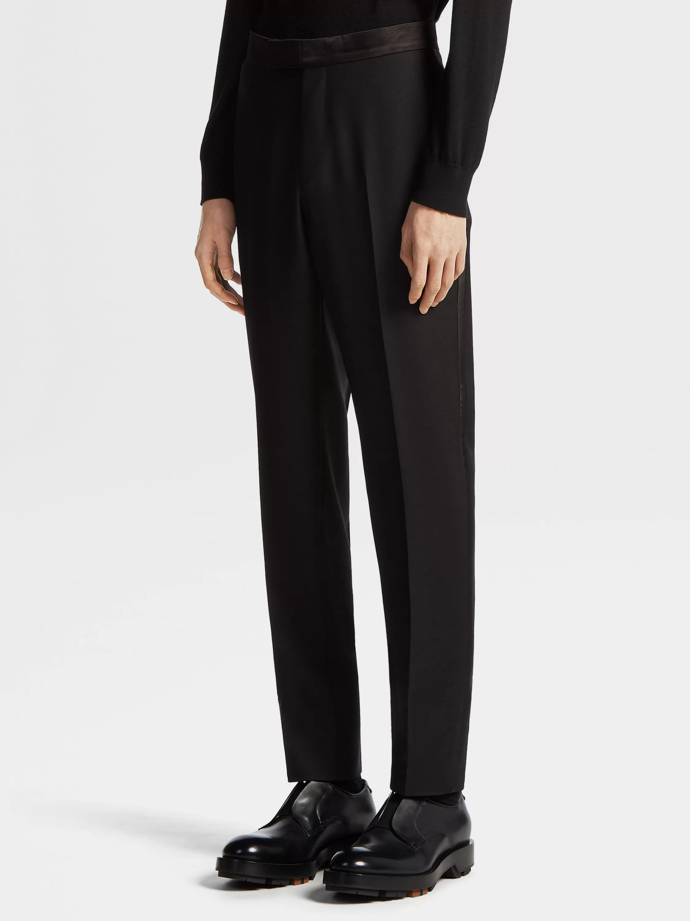 Cheap Evening Hose aus Wolle und Mohair in Hosen