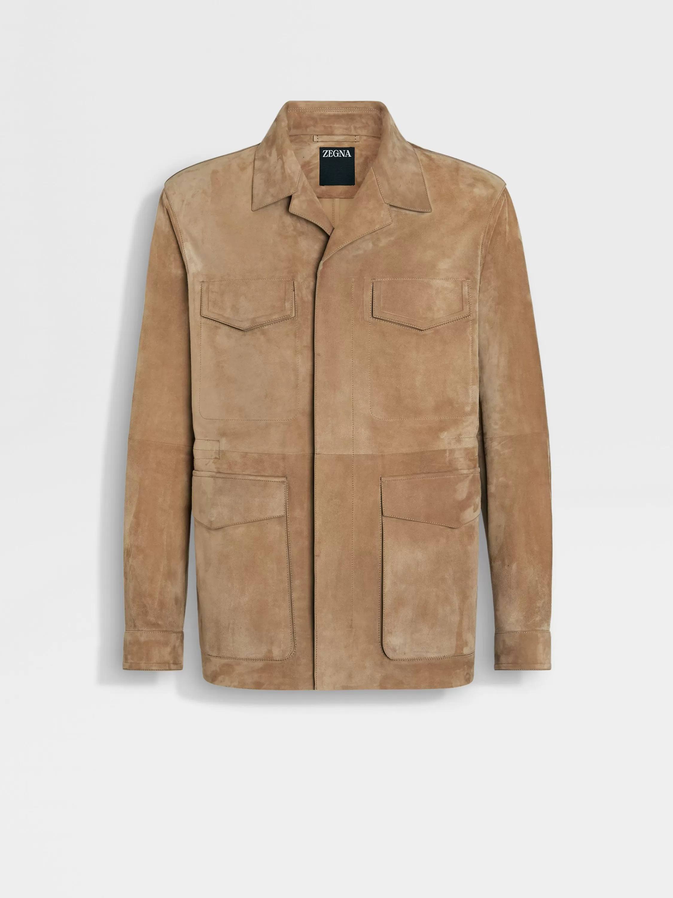 Flash Sale Feldjacke aus Veloursleder Overshirts Und Chore-jacken
