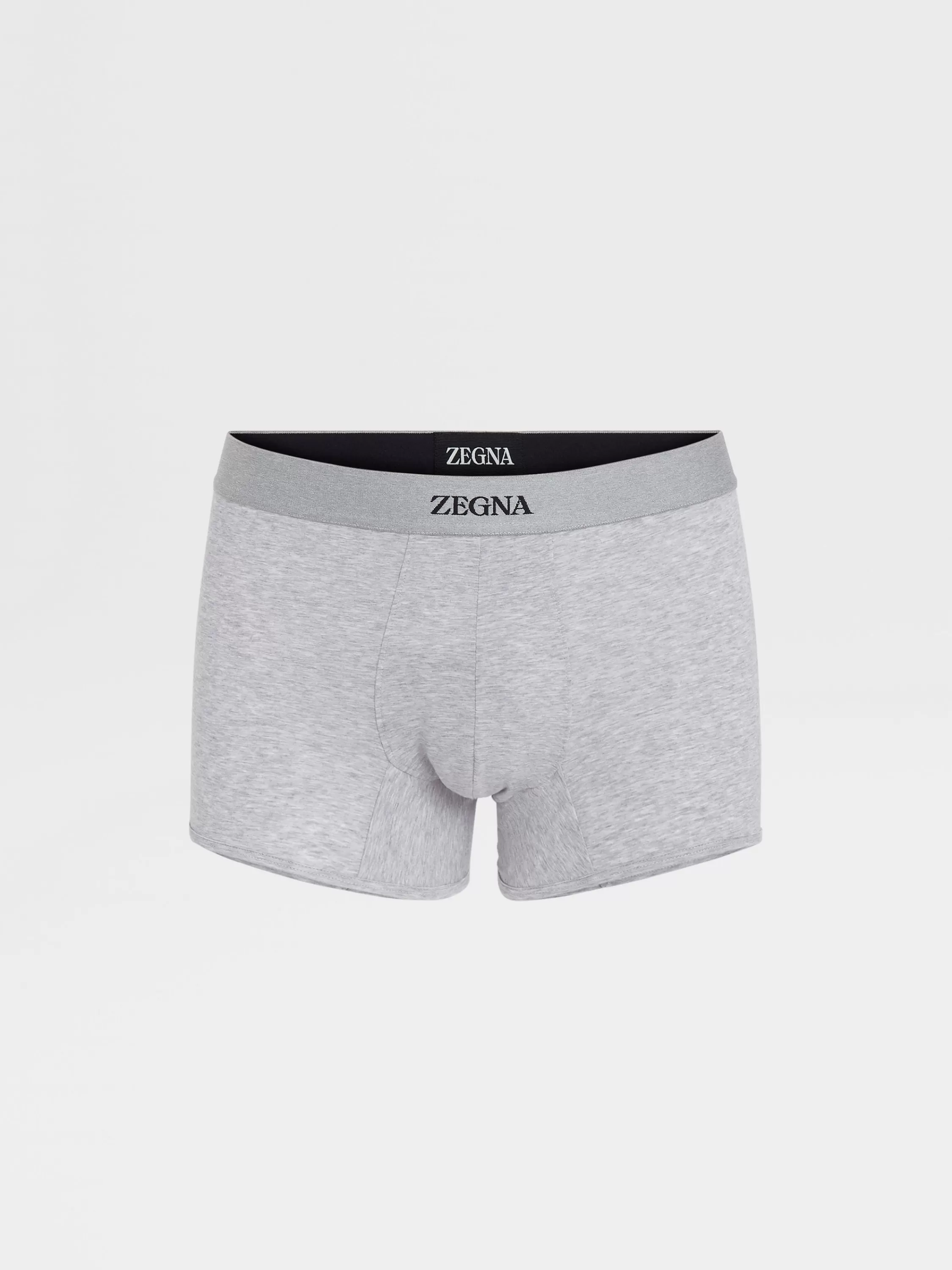 Outlet Grau melierte Baumwollhose Unterwäsche Und Socken | Unterwäsche Und Socken