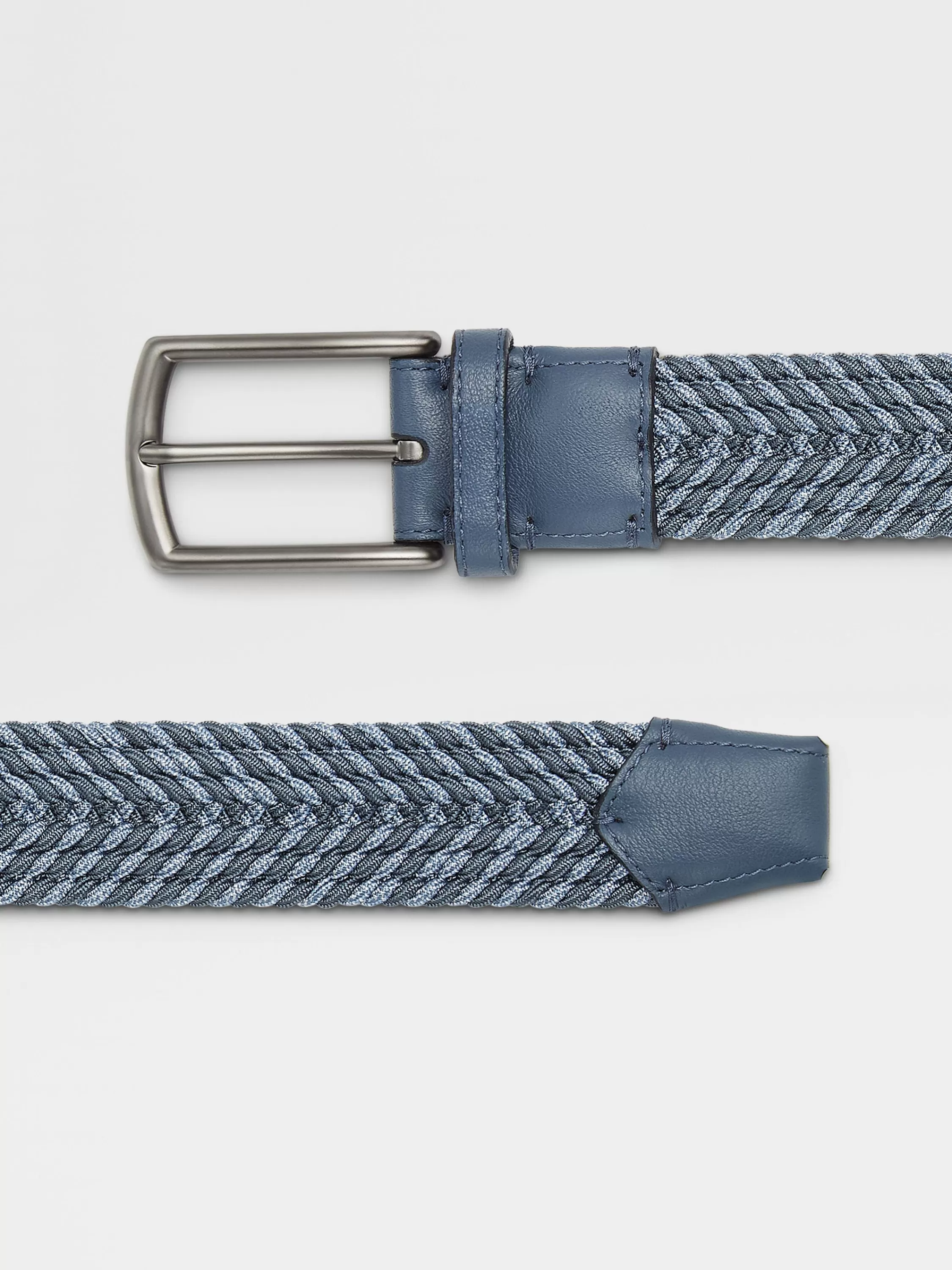 Outlet Gürtel aus Rayon in Hellblau und Blau Gürtel