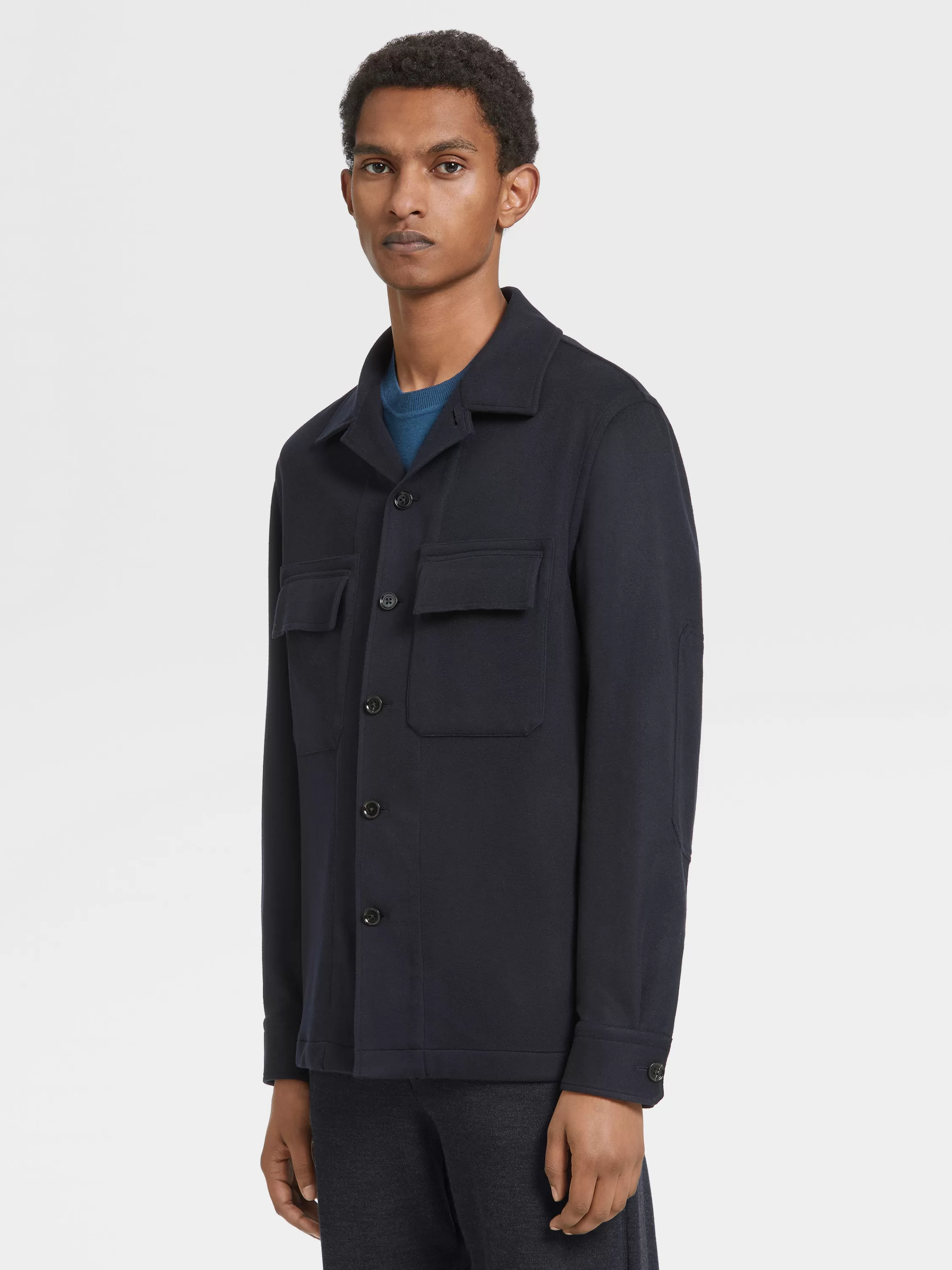 Fashion Hemdjacke aus 12milmil12 Wolle Overshirts Und Chore-jacken
