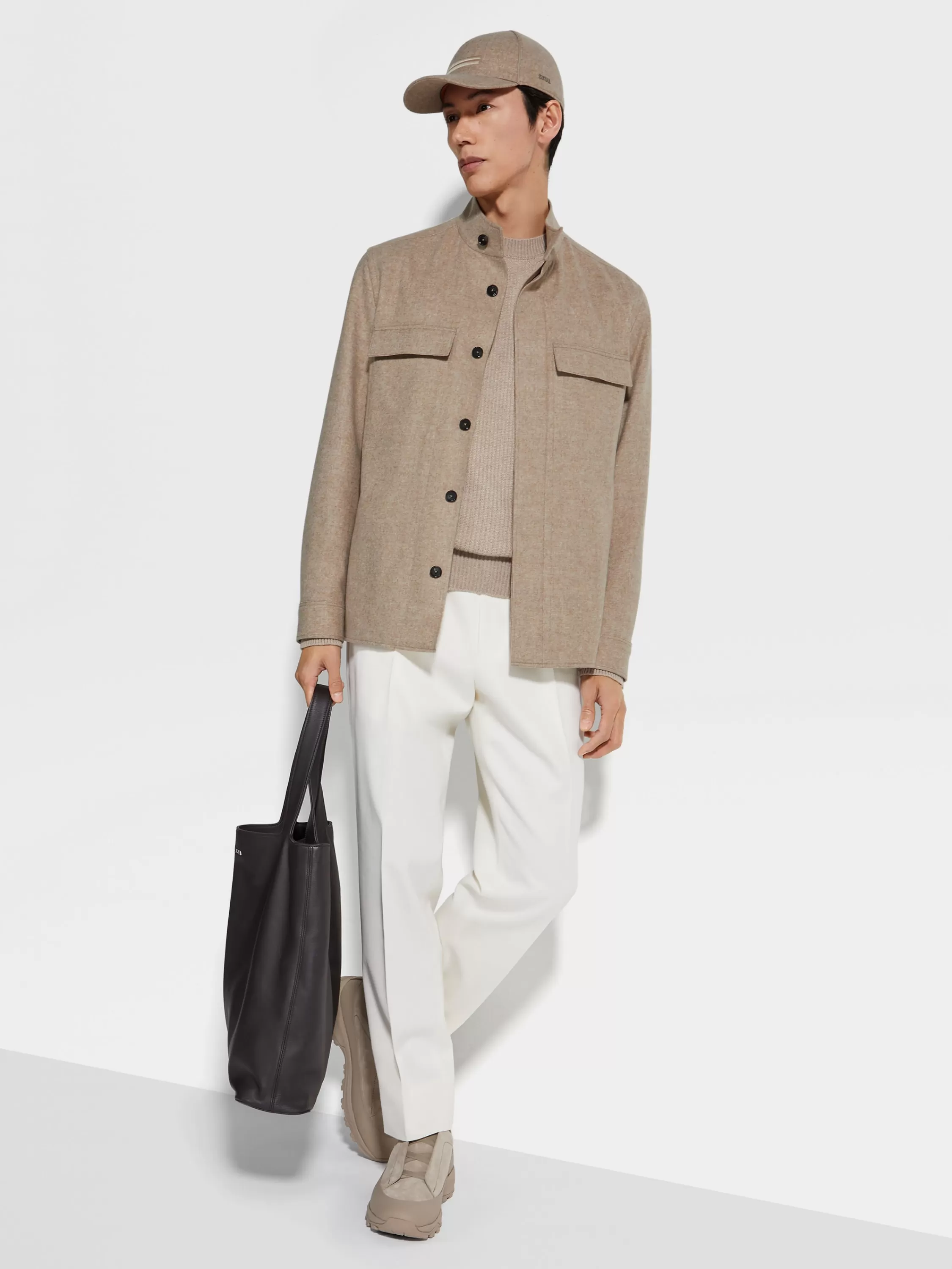 Clearance Hemdjacke aus Oasi Cashmere Overshirts Und Chore-jacken