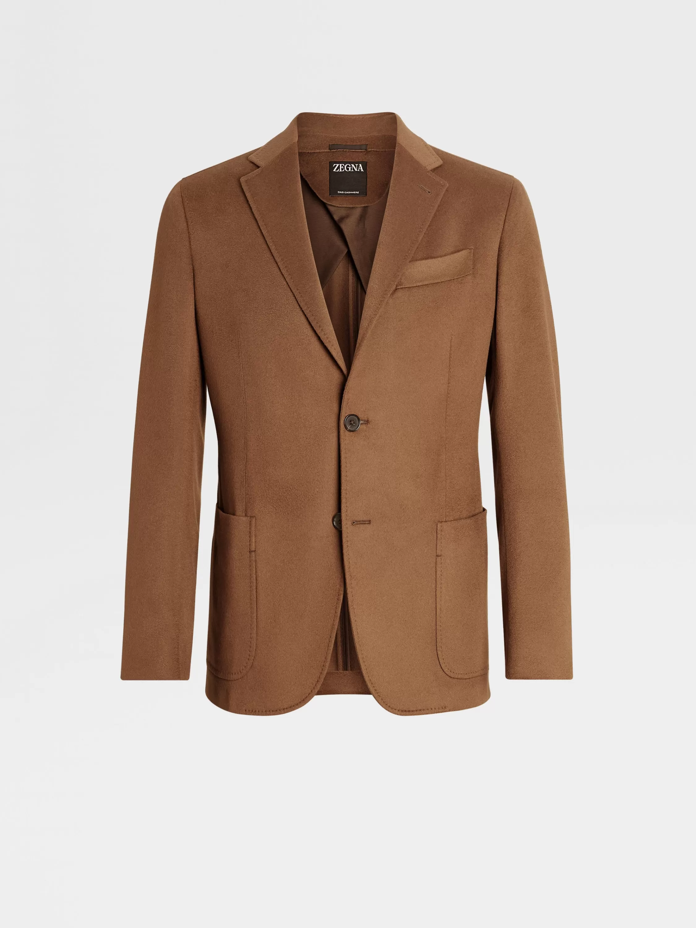Store Hemdjacke aus Oasi Cashmere in Dunklem Foliage Jacketts