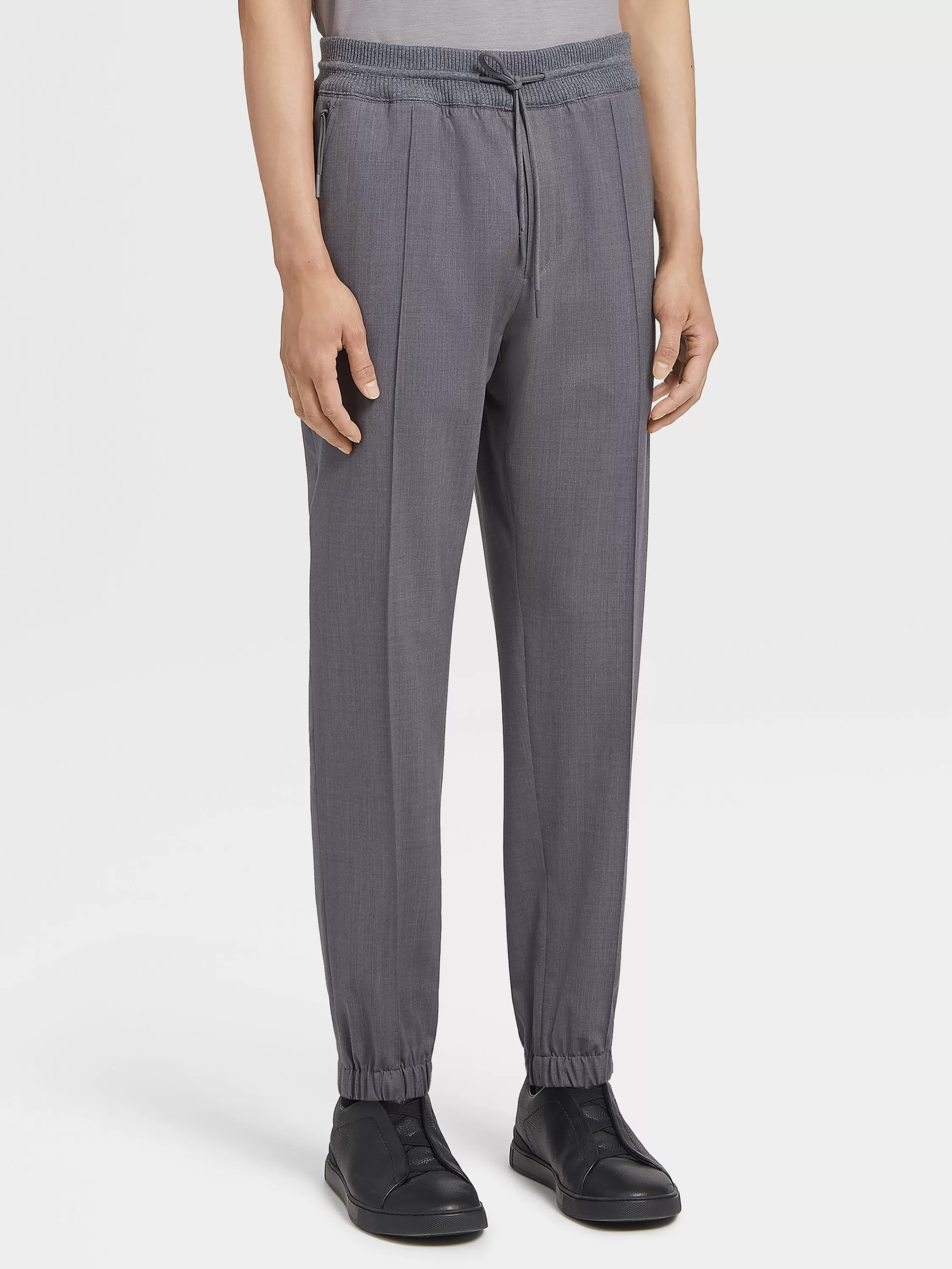 Fashion High Performance™ Jogginghose aus Wolle in Grau Meliert Jogginghosen Und Pullover