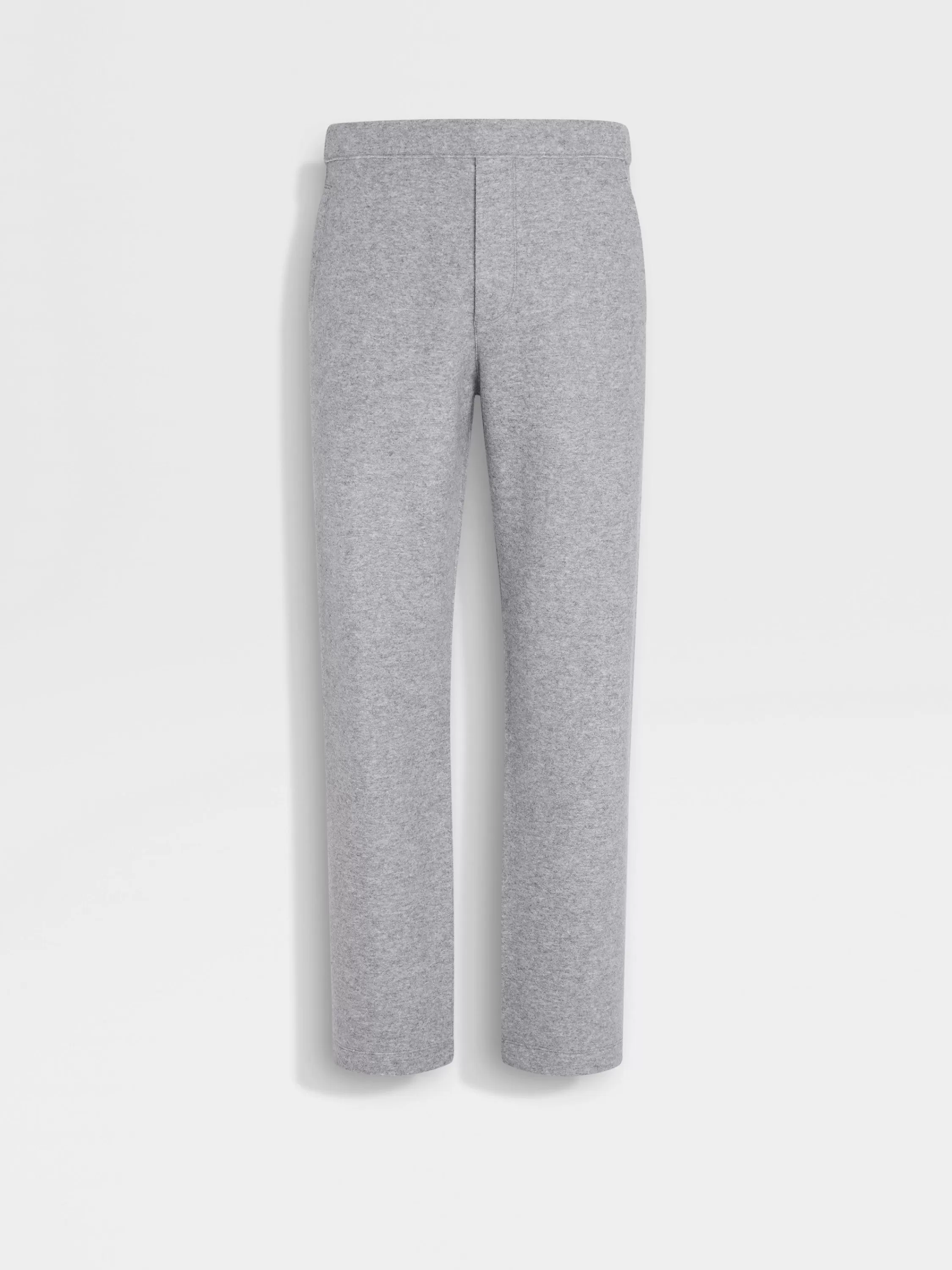 Best Sale Hose aus Kaschmirmischung in meliertem Grau Jogginghosen Und Pullover
