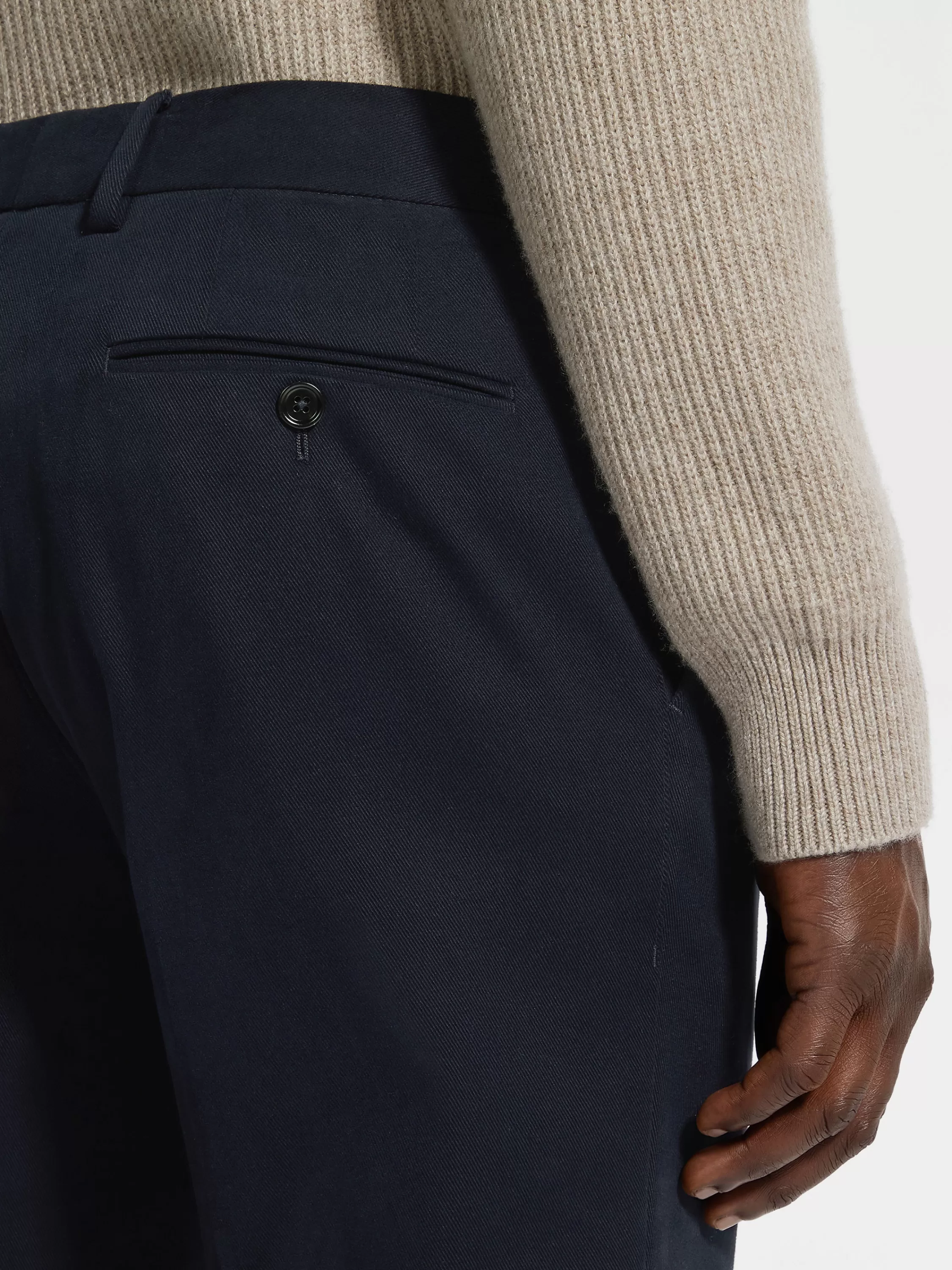 Fashion Hose aus Winter Chino Baumwollmischung in Hosen