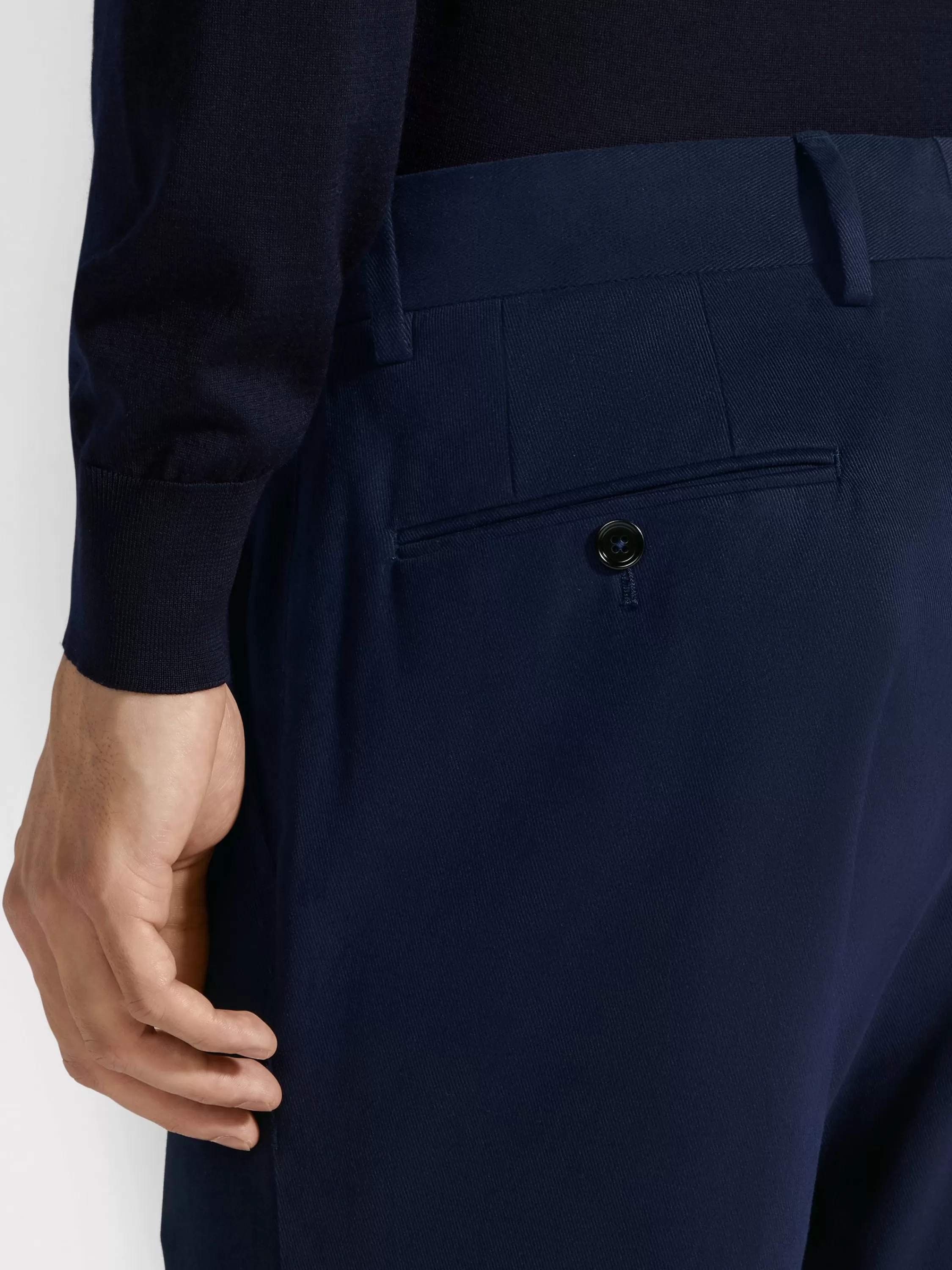 Clearance Hose aus Winter-Chino-Baumwollmischung in Hosen