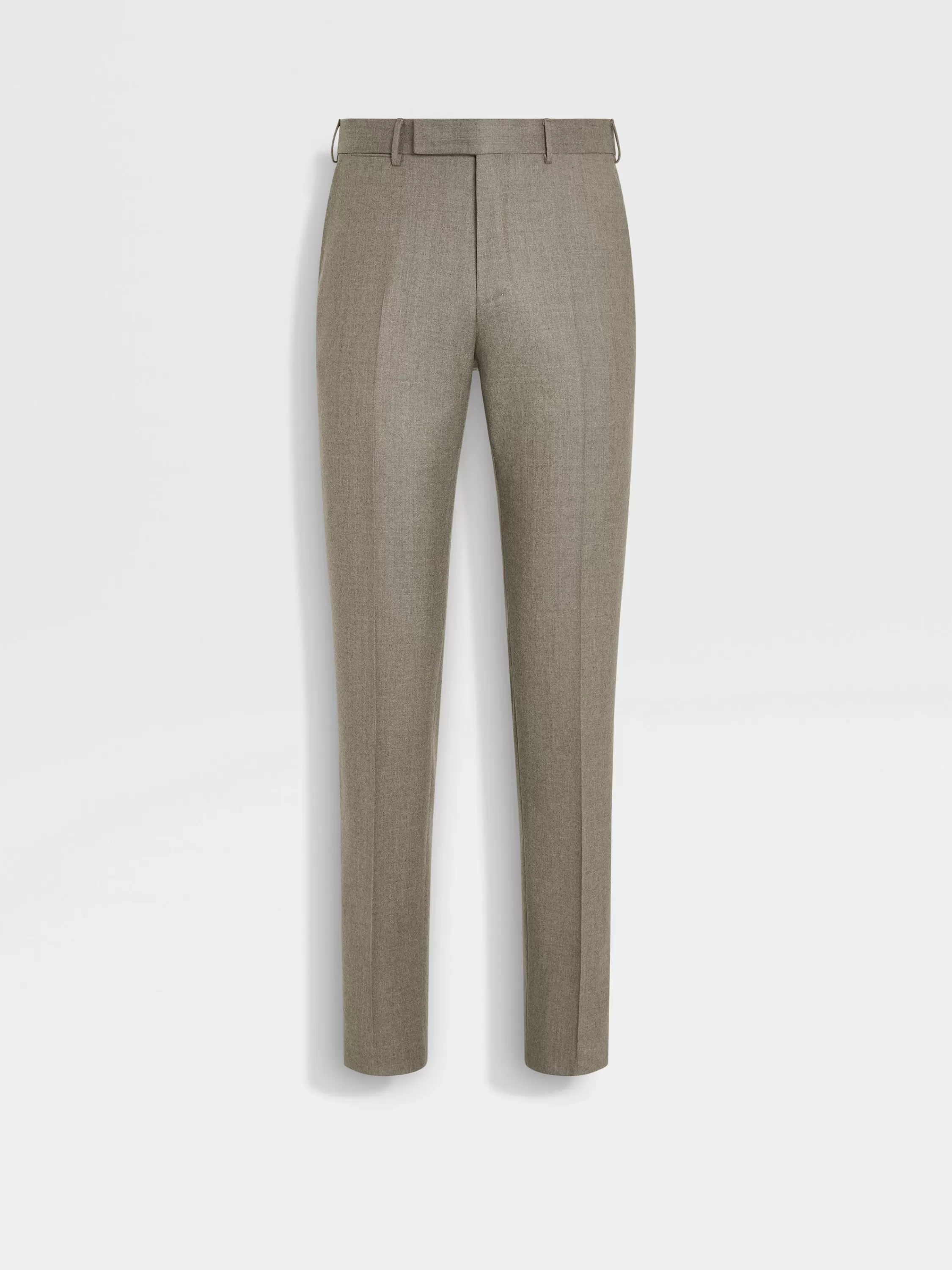 Cheap Hose aus Wolle in hellem Taupe Hosen