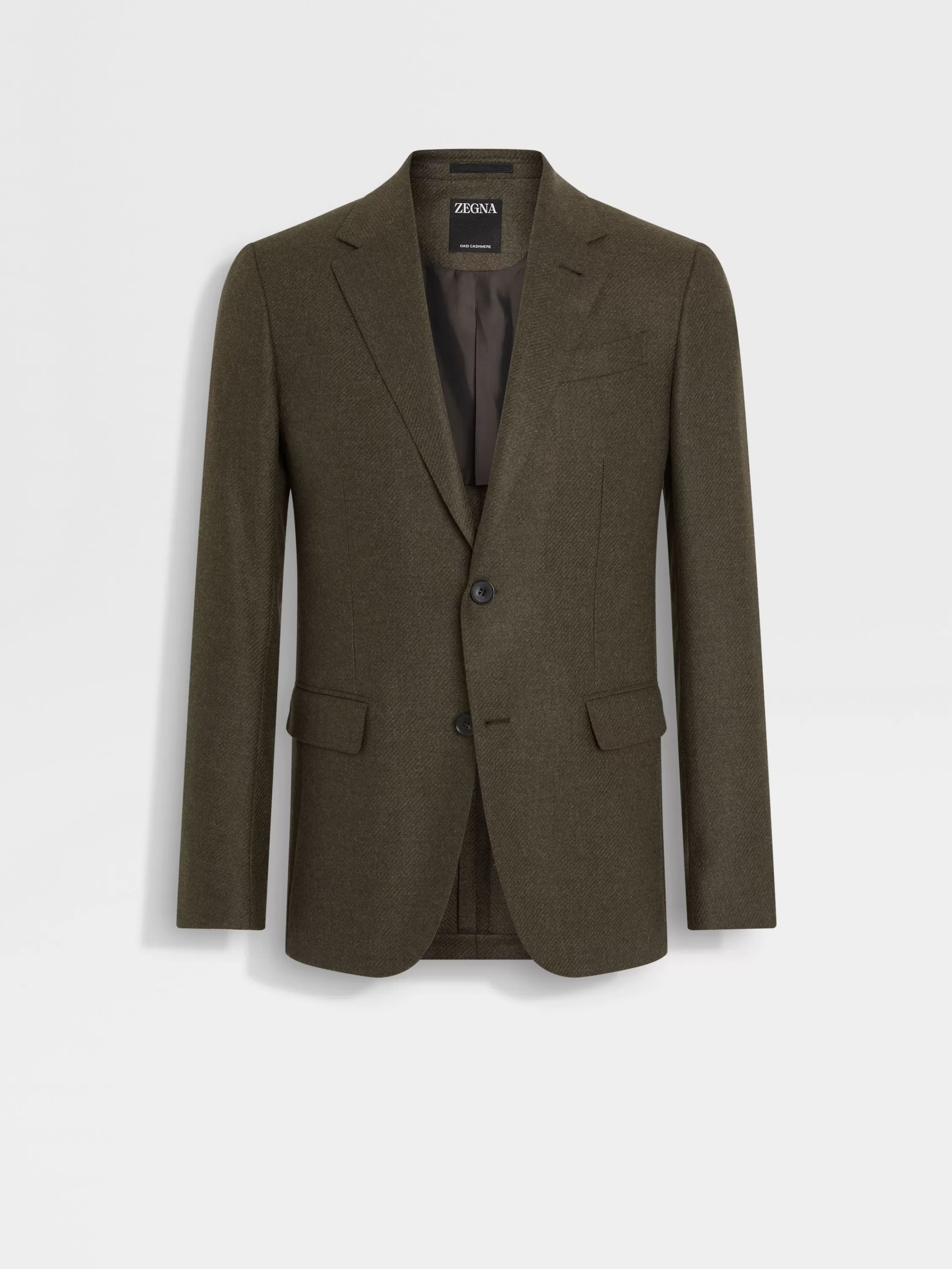 Cheap Jacke aus Oasi Cashmere in mehrfarbig meliertem Khaki Jacketts