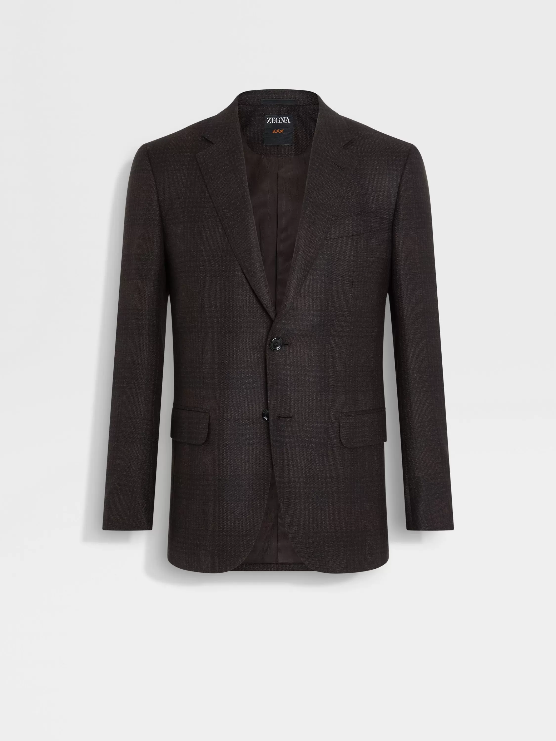 Best Jacke aus Seide und Kaschmir in Dunkelbraun und Braun Jacketts