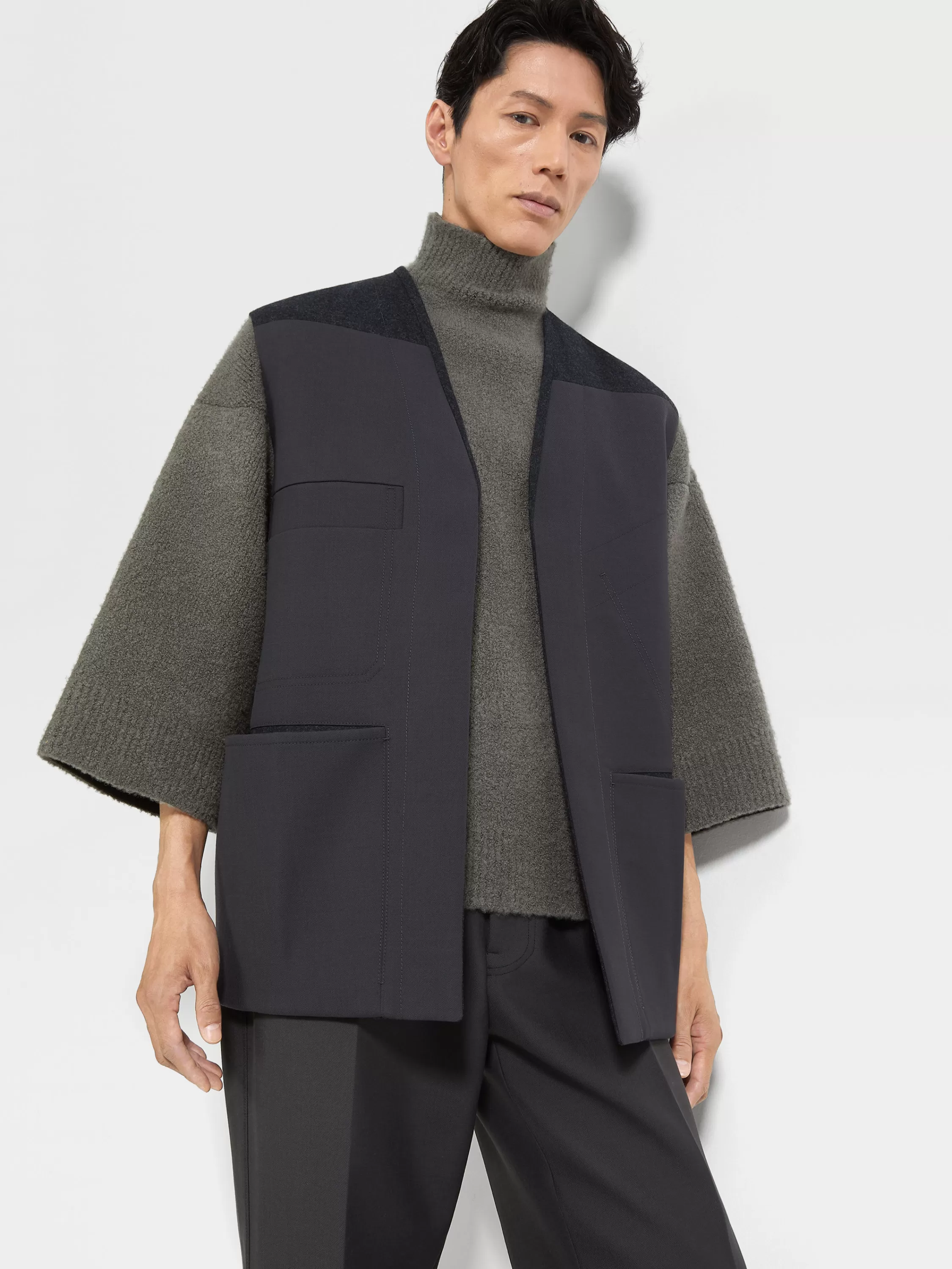 Sale Jacke aus Wolle und Kaschmir in Jacketts