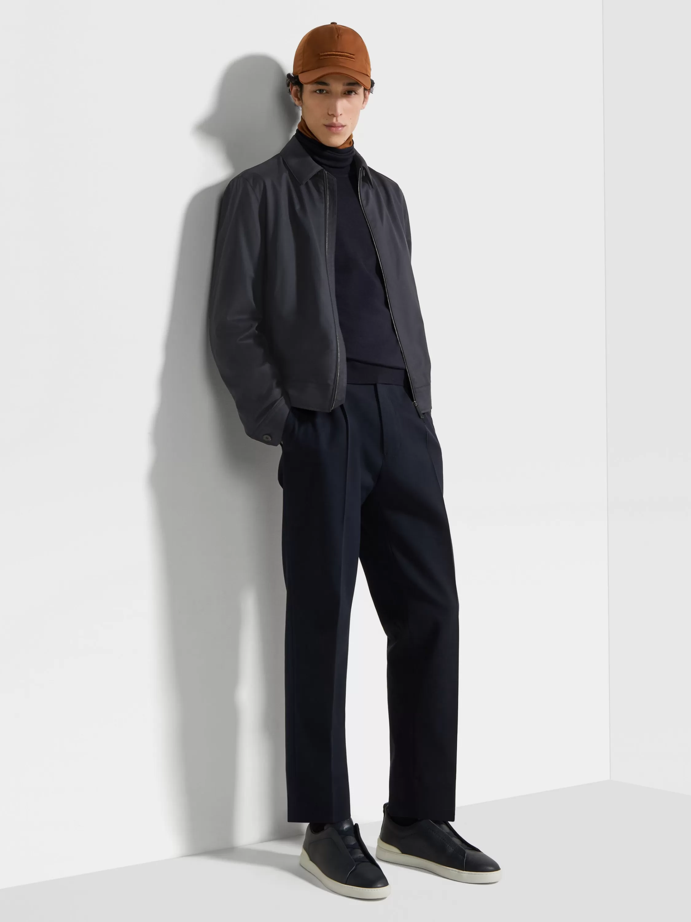 Sale Leggerissimo Blouson Aus Wolle Und Seide Mit Reißverschluss Jacken Und Mäntel