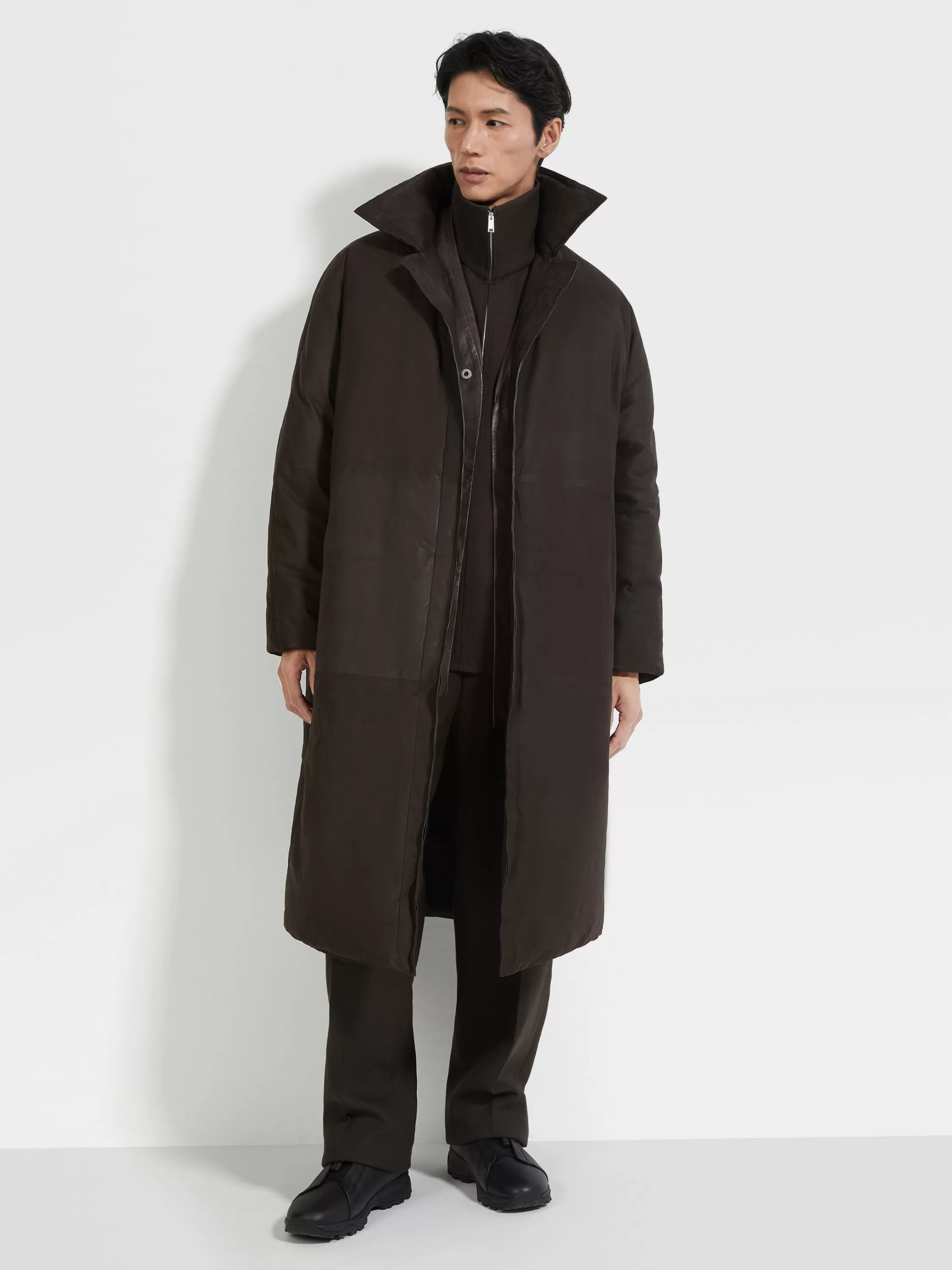 Shop Mantel aus Leder Jacken Und Mäntel