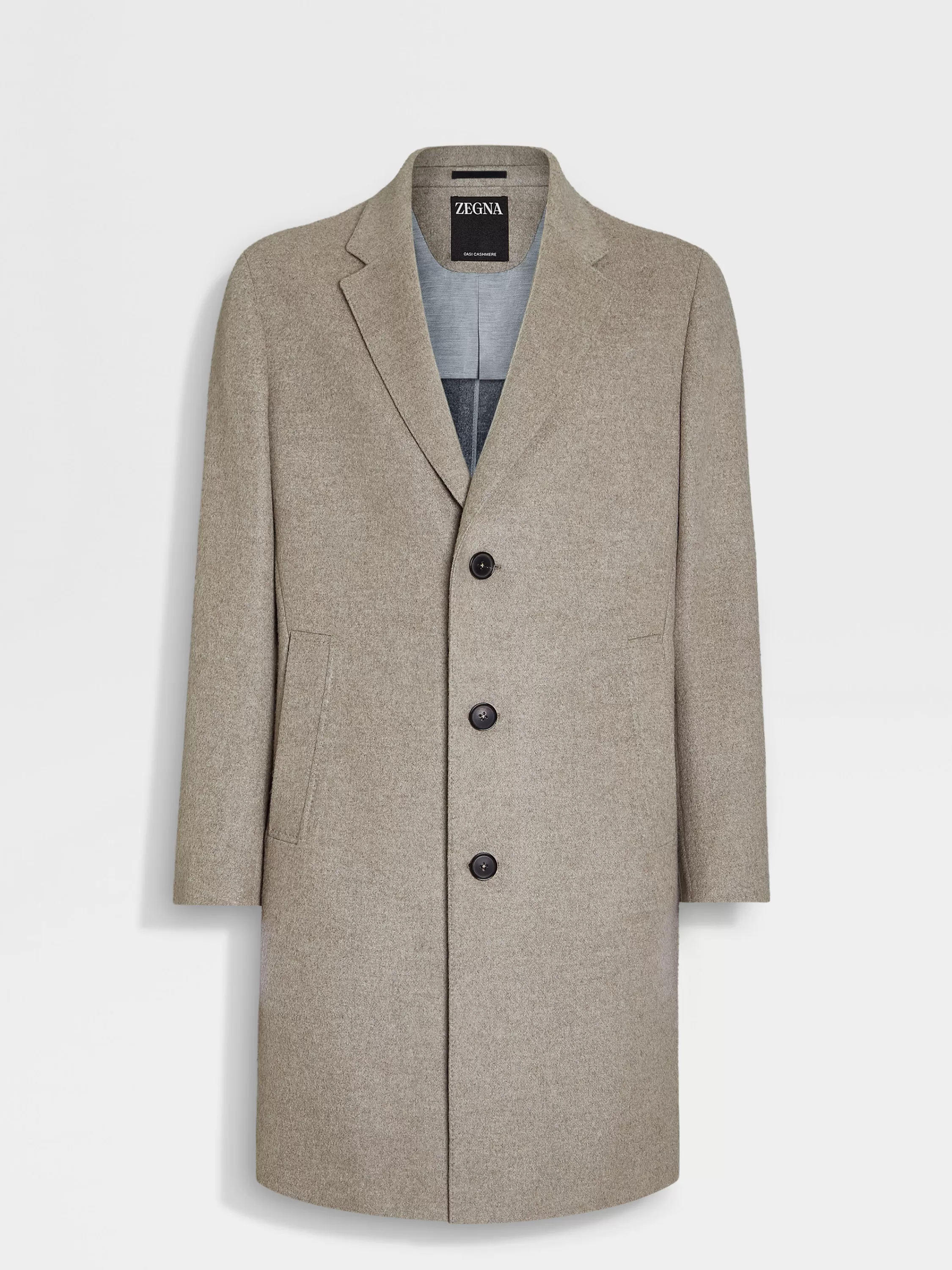 Hot Mantel aus Oasi Cashmere in hellem Taupe Jacken Und Mäntel