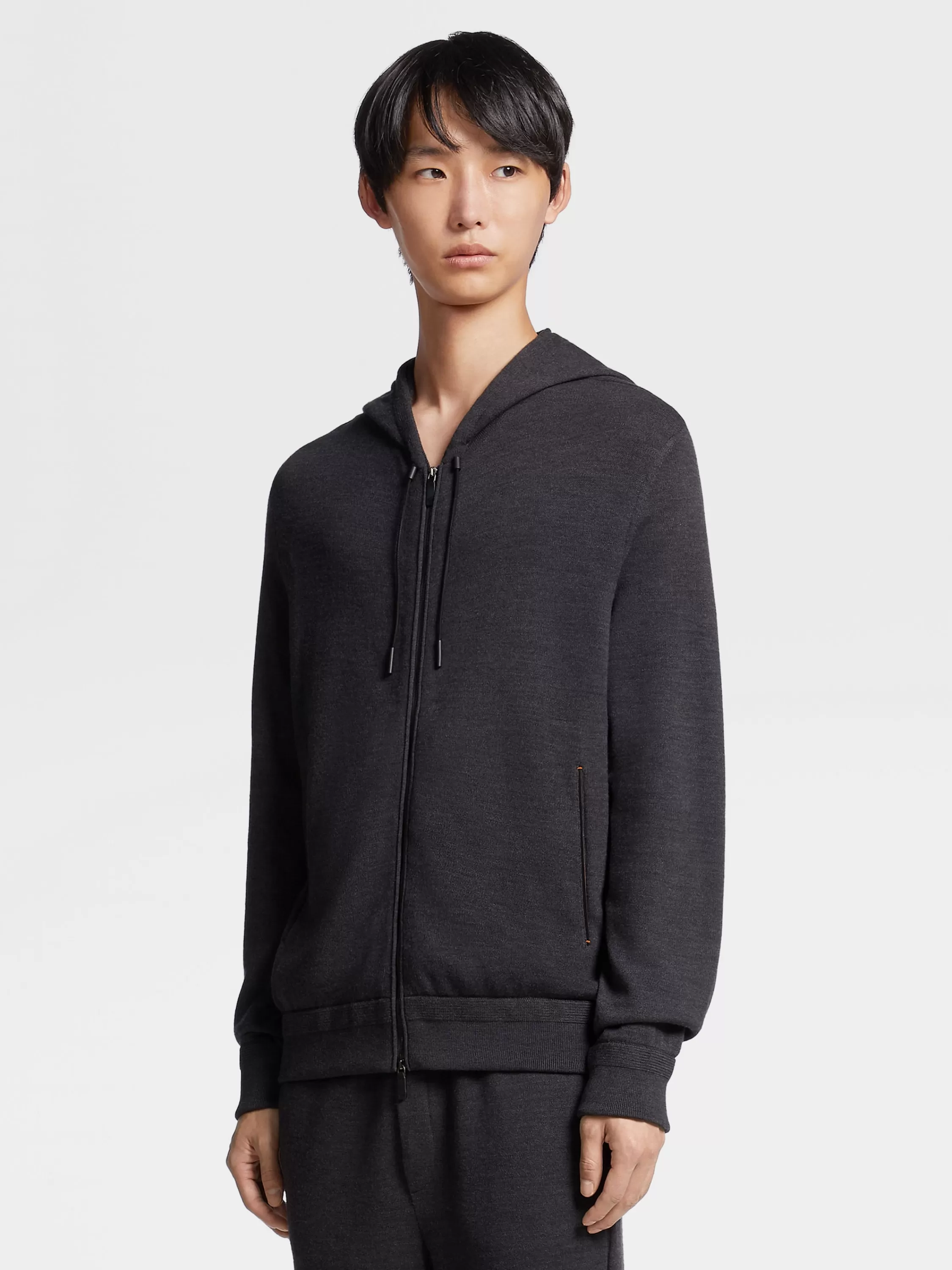 Clearance 12milmil12 Hoodie Aus Wolle Mit Reißverschluss In Strickwaren