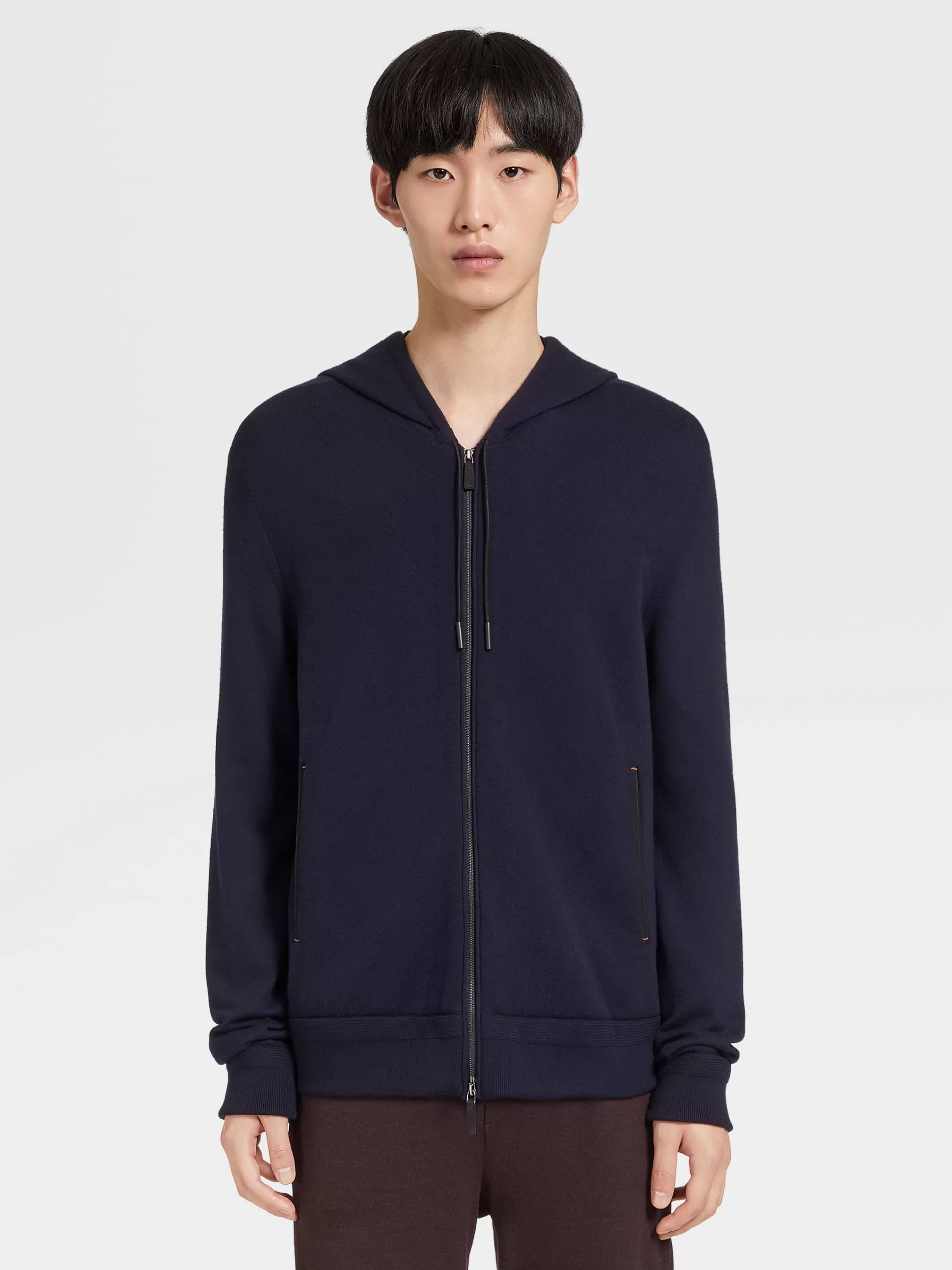 Cheap 12milmil12 Hoodie Aus Wolle Mit Reißverschluss In Strickwaren