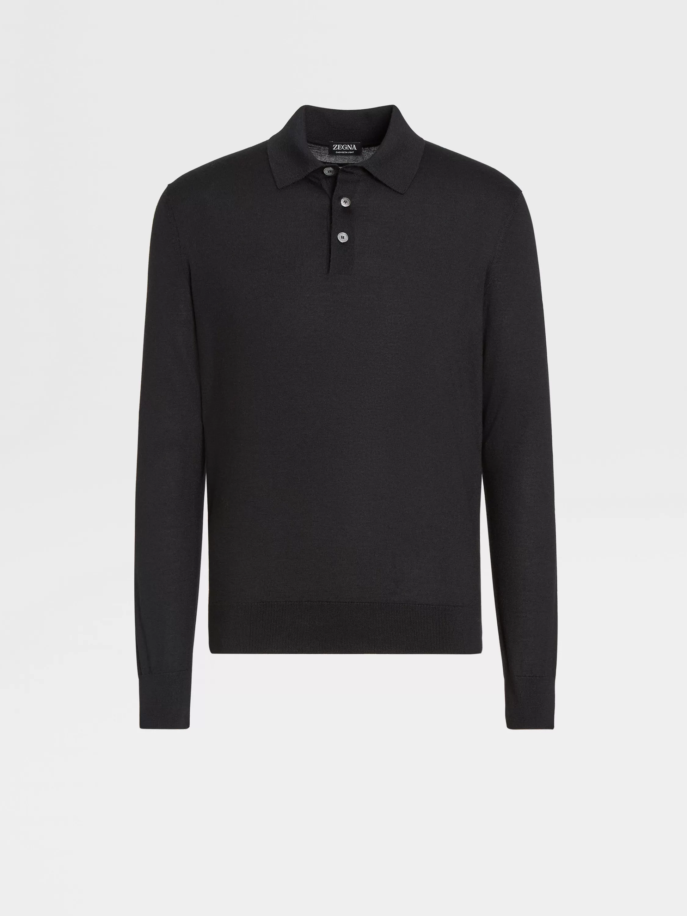 Outlet Poloshirt aus Cashseta in Strickwaren