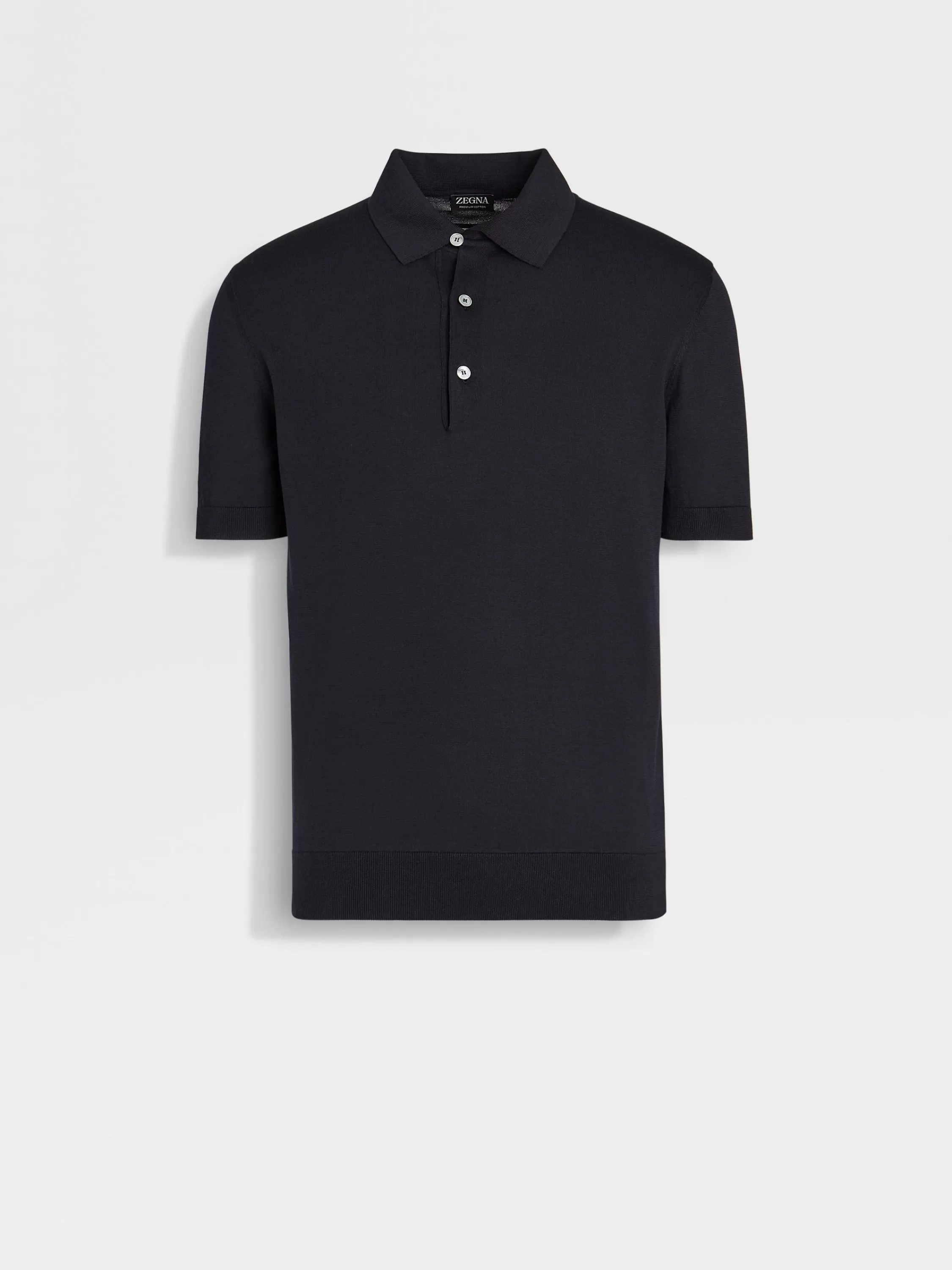 Hot Poloshirt aus Premium Cotton in Strickwaren