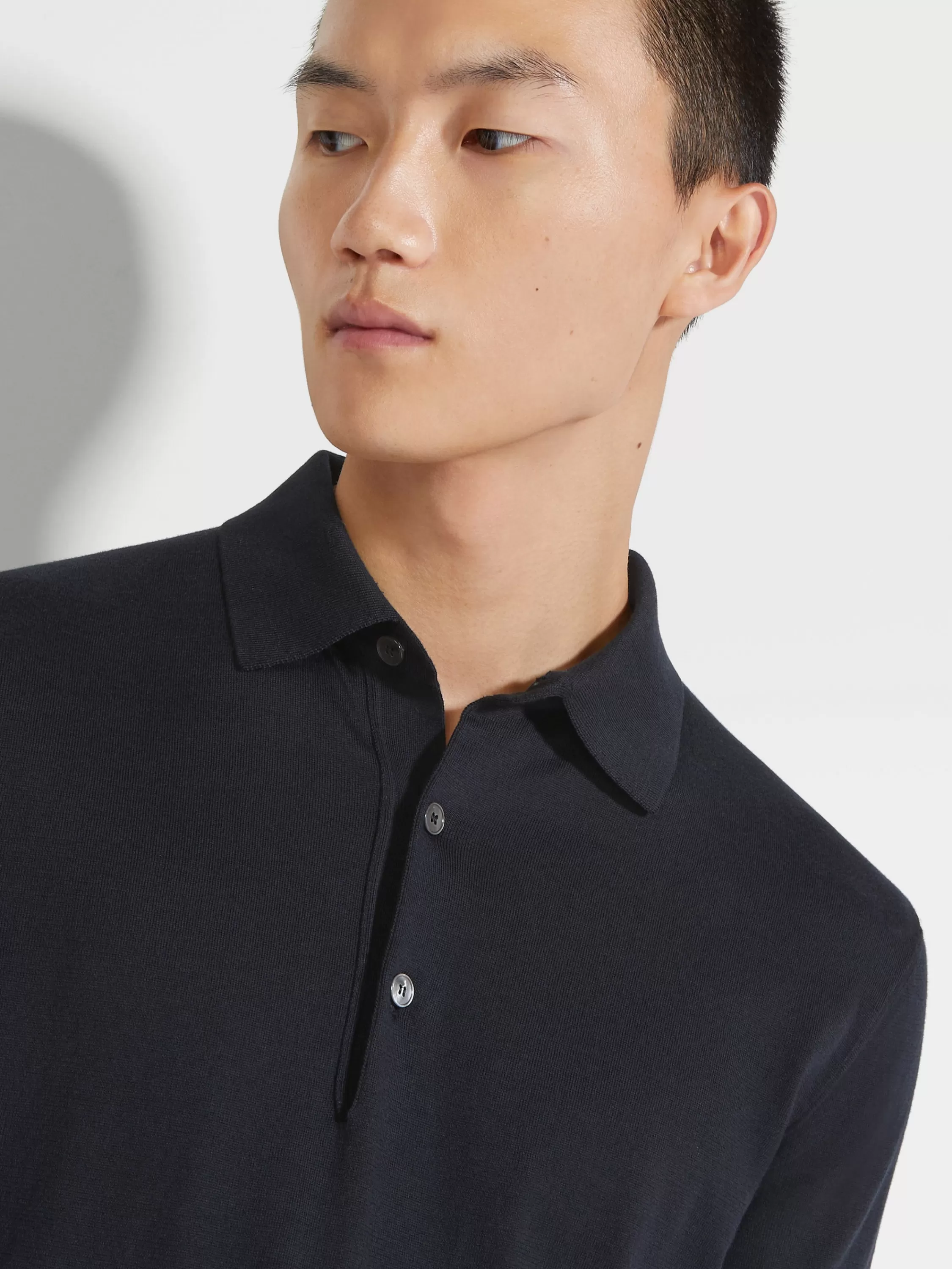 Hot Poloshirt aus Premium Cotton in Strickwaren