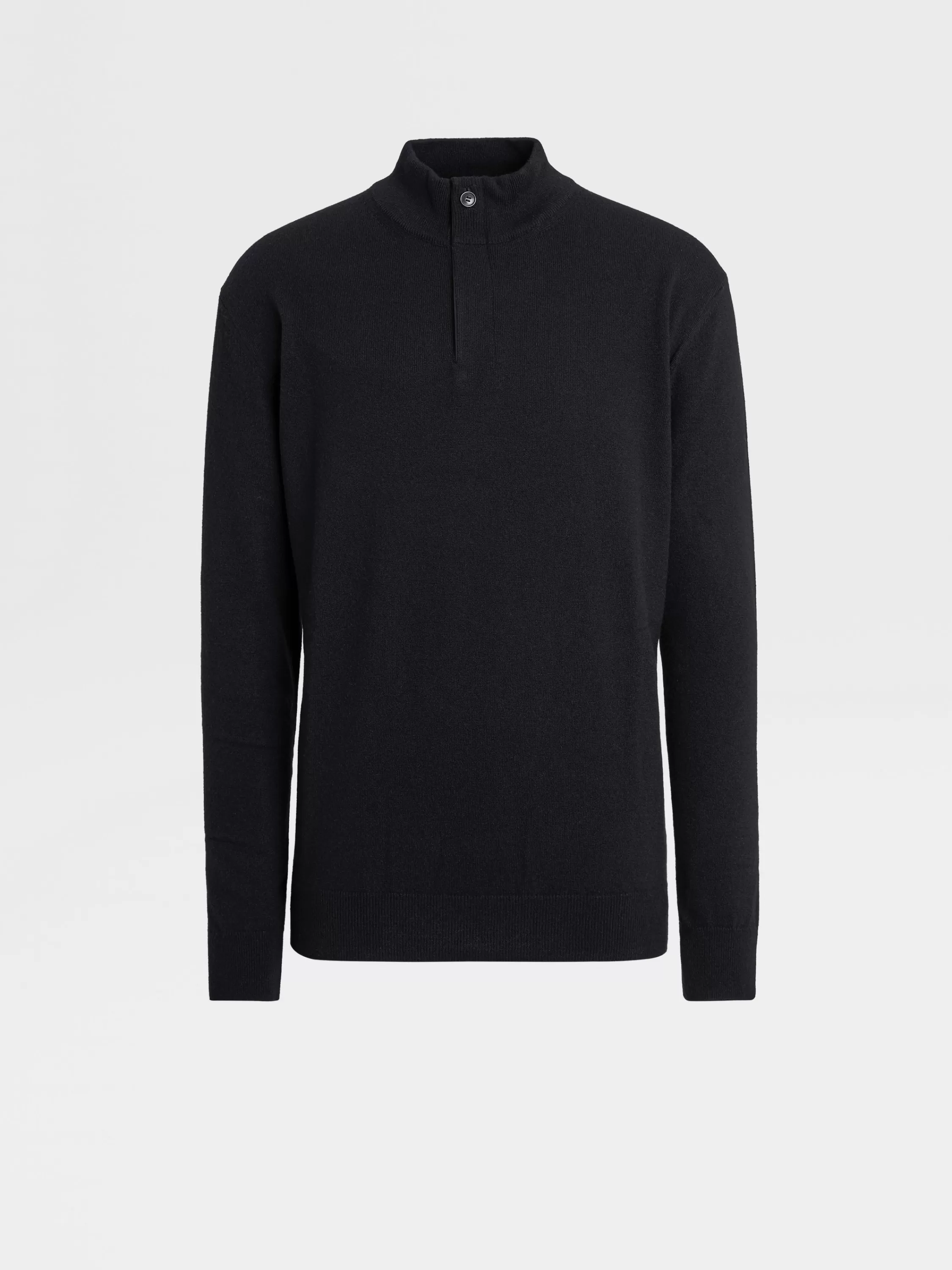 Cheap Pullover aus Oasi Cashmere mit Stehkragen und Reißverschluss in Strickwaren