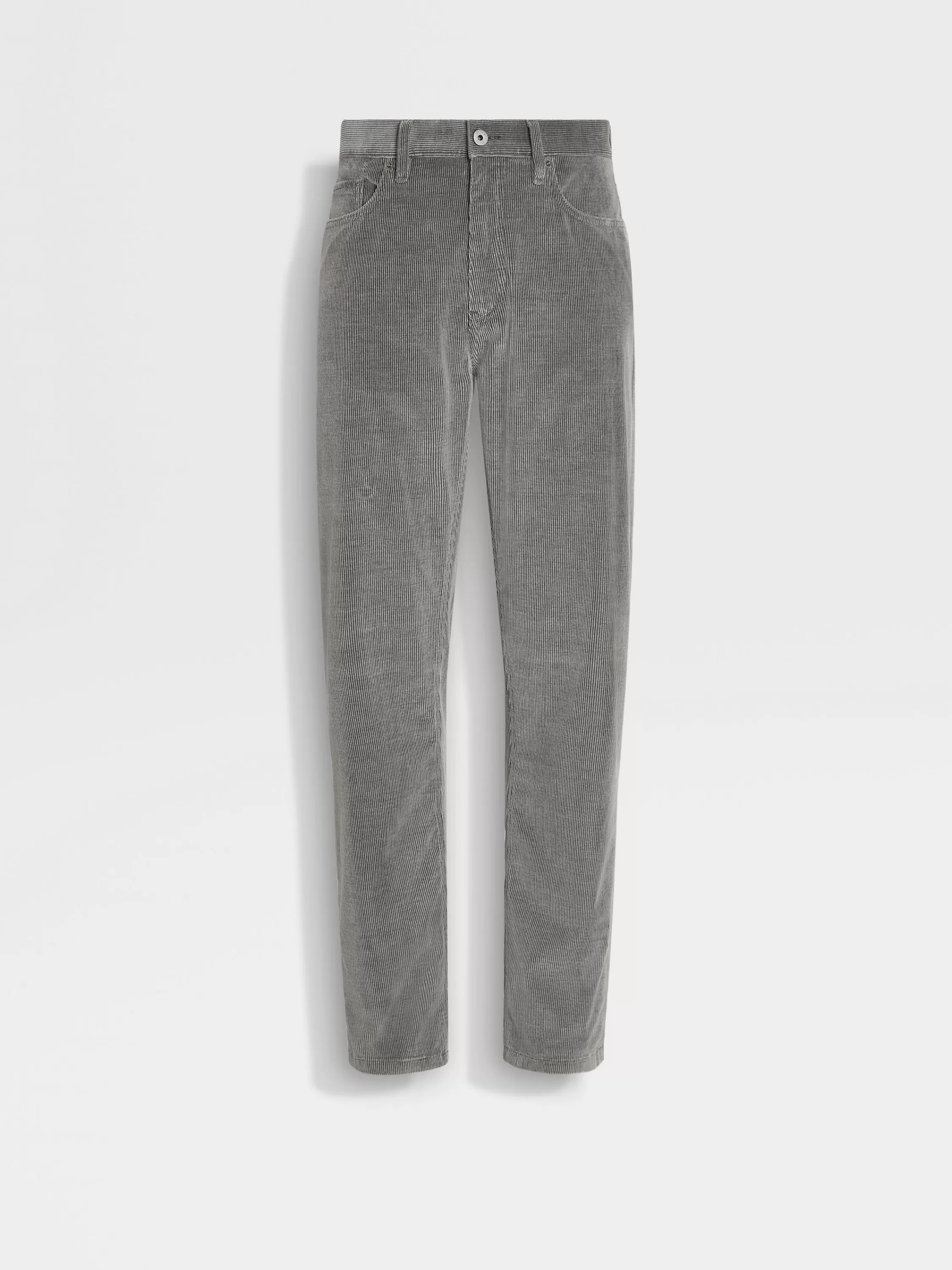 Clearance Roccia Hose aus Cashco in meliertem Grau Jeans