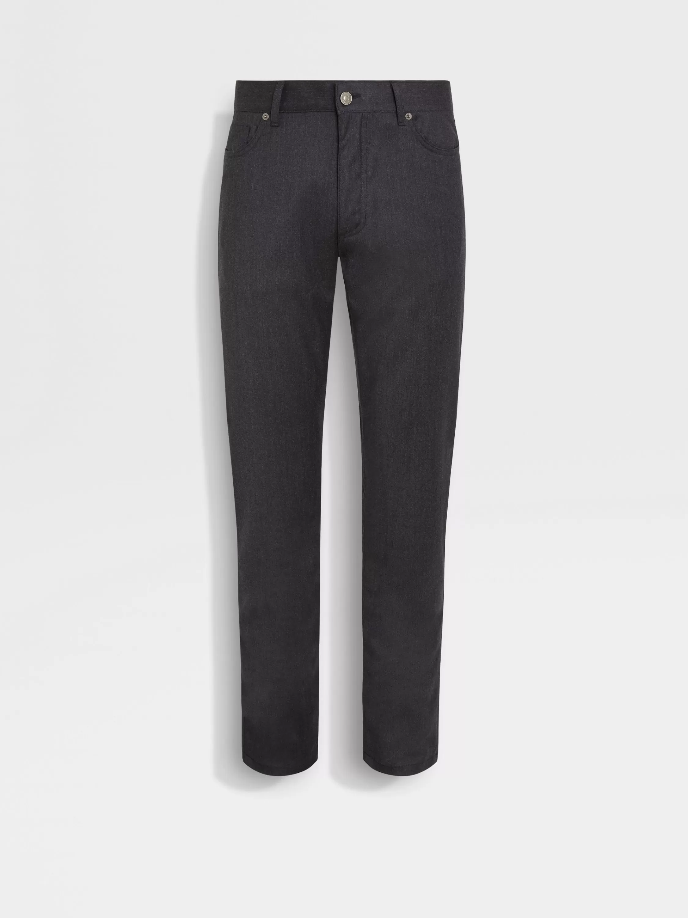 Online Roccia Hose aus Wolle mit Stone-Washed-Effekt in Jeans