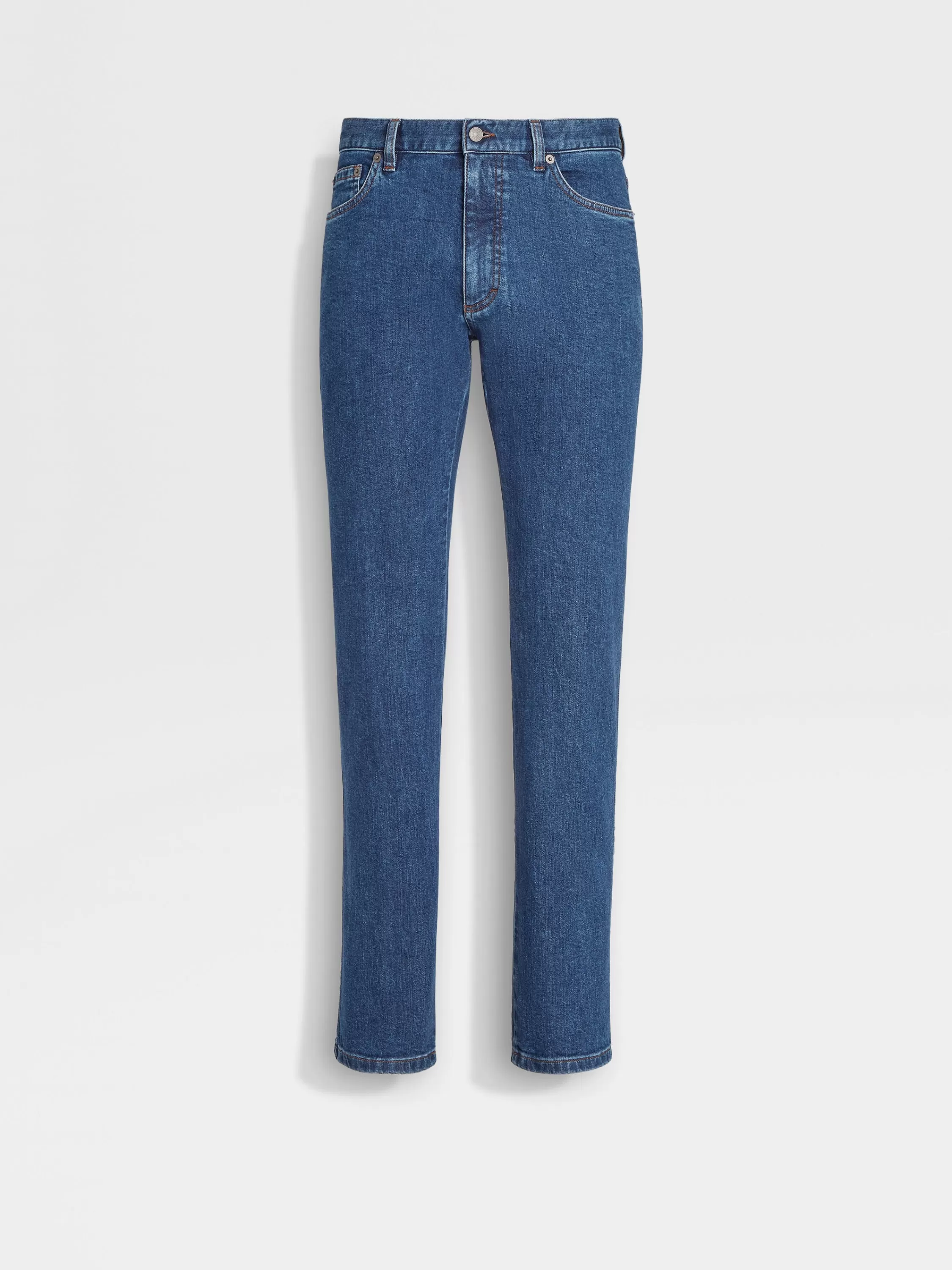 New Roccia Jeans aus Stretch-Baumwolle mit Stone-Washed-Effekt in Jeans