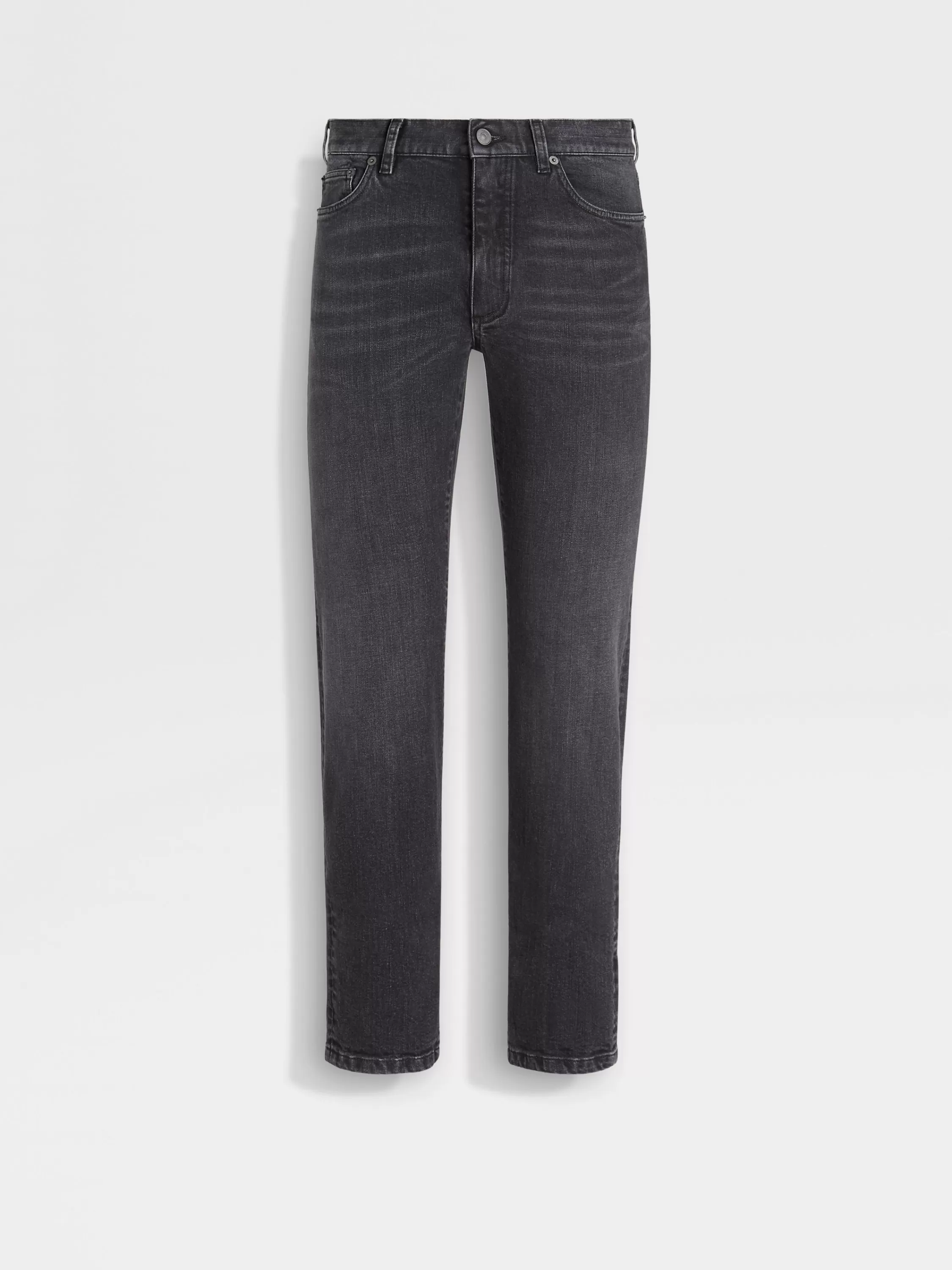 Fashion Roccia Jeans aus Stretch-Baumwolle mit Stone-Washed-Effekt in Jeans