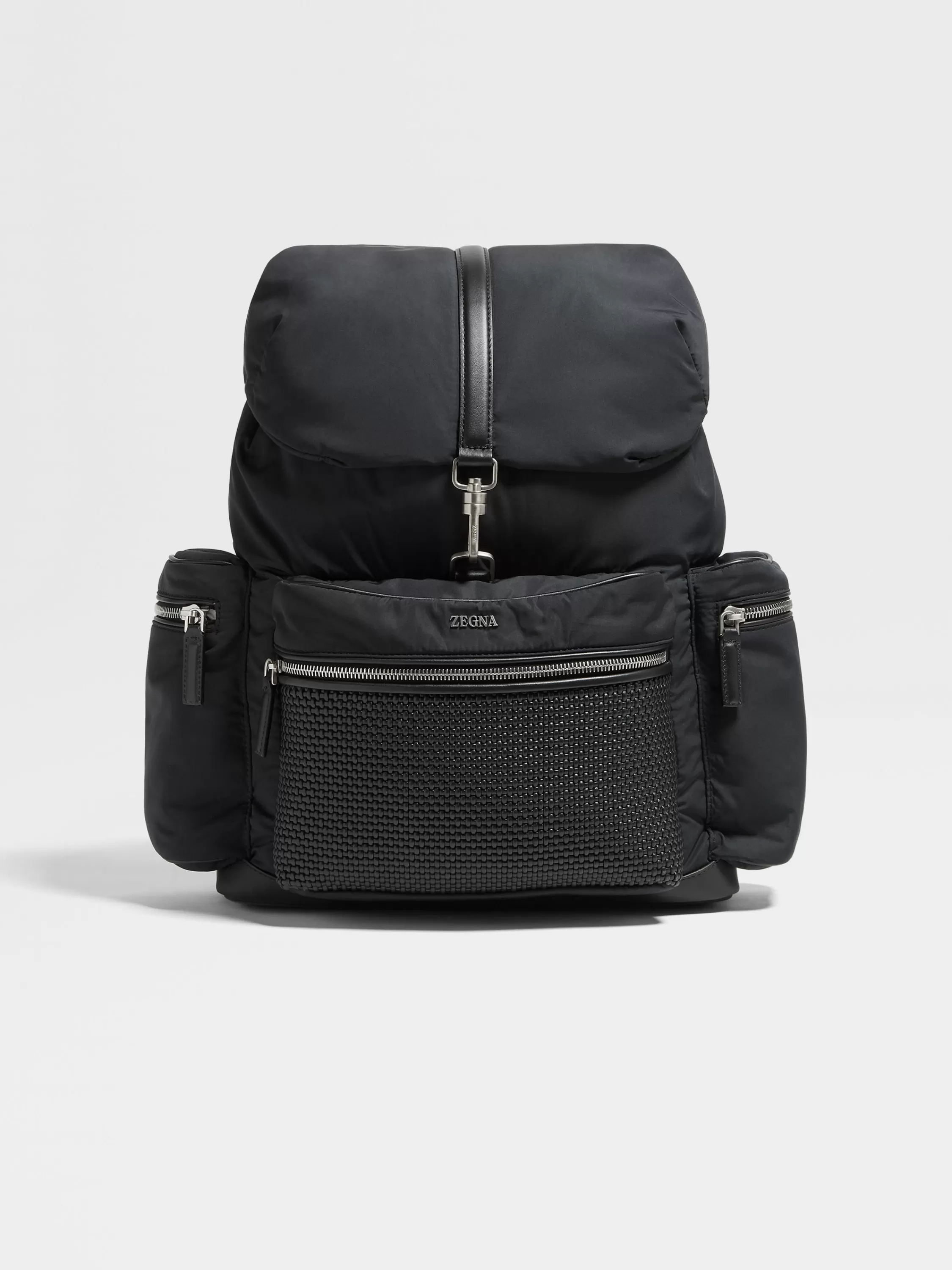 Sale Rucksack aus PELLETESSUTA™ Leder und technischem Material in Taschen Und Portemonnaies