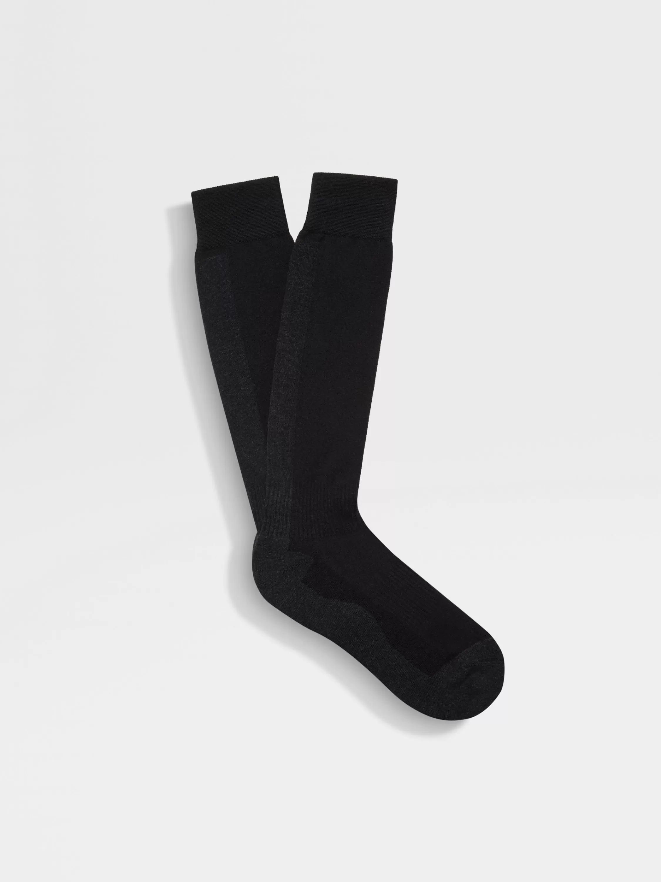 Fashion Socken aus Techmerino™ Wollmischung in Dunkelgrau und Schwarz Unterwäsche Und Socken | Unterwäsche Und Socken