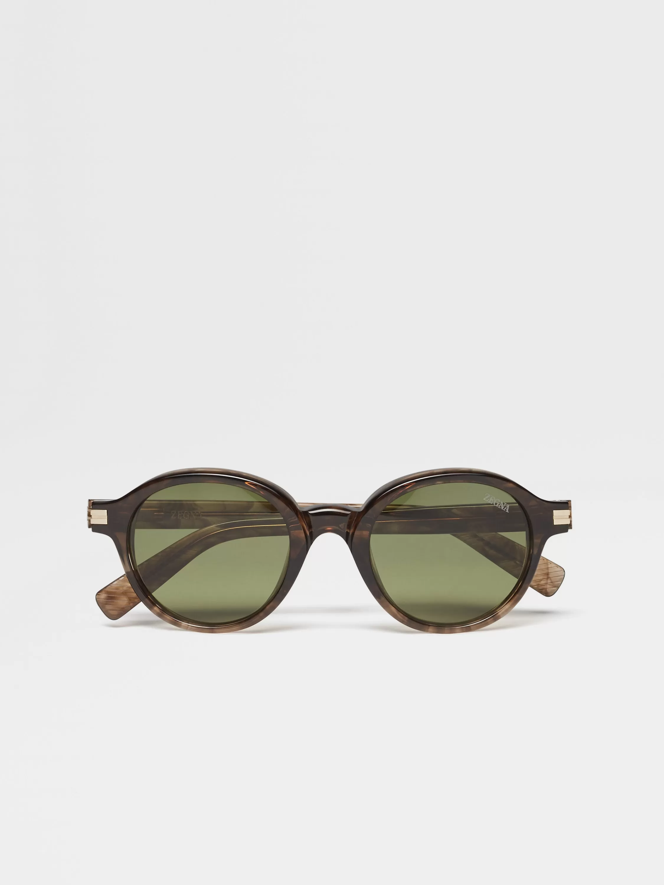Hot Sonnenbrille aus Acetat in Havana-Dunkelbraun Sonnenbrillen