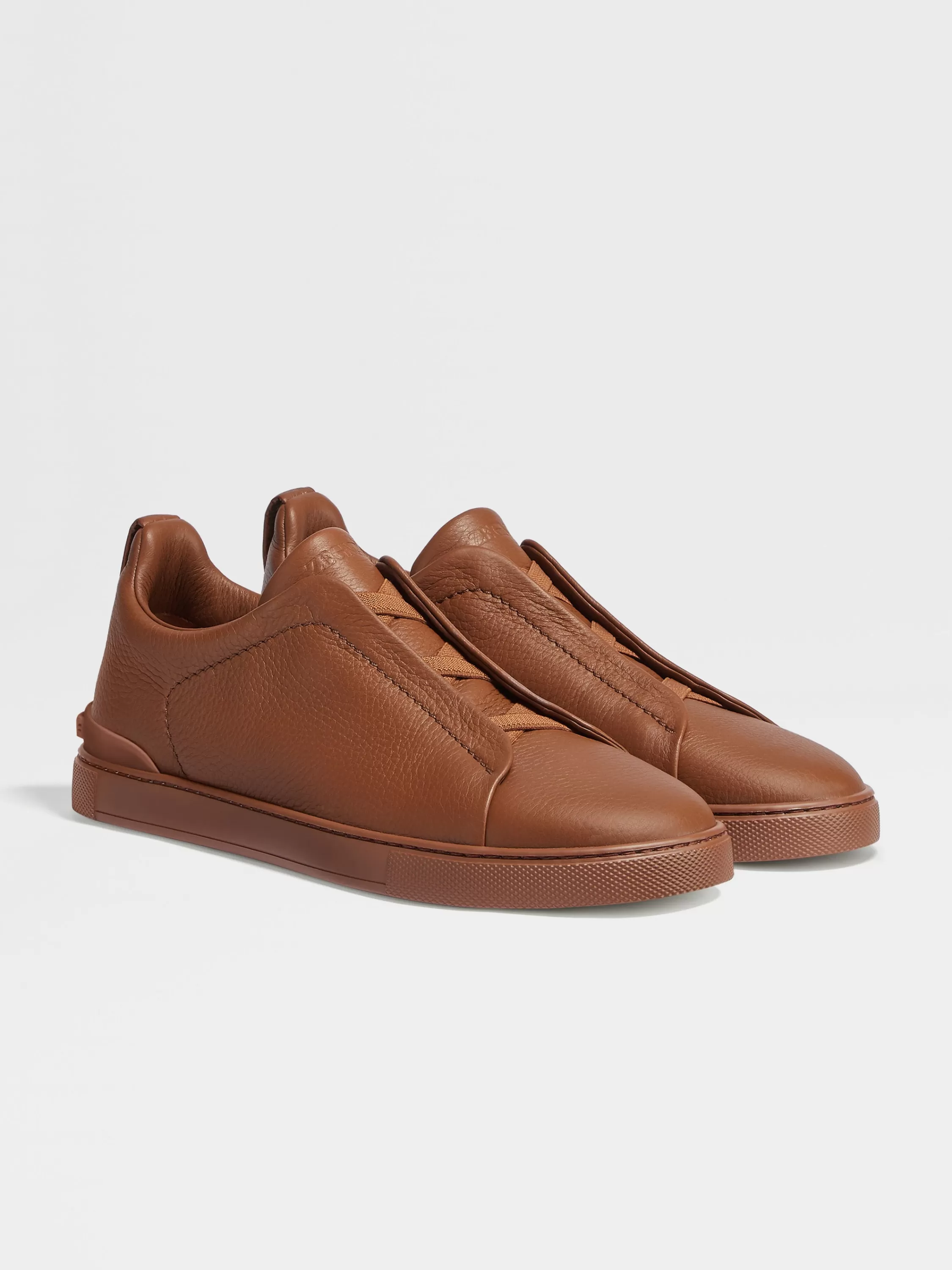 Best Sale Triple Stitch™ Sneaker aus Hirschleder in Dunklem Foliage Sneaker