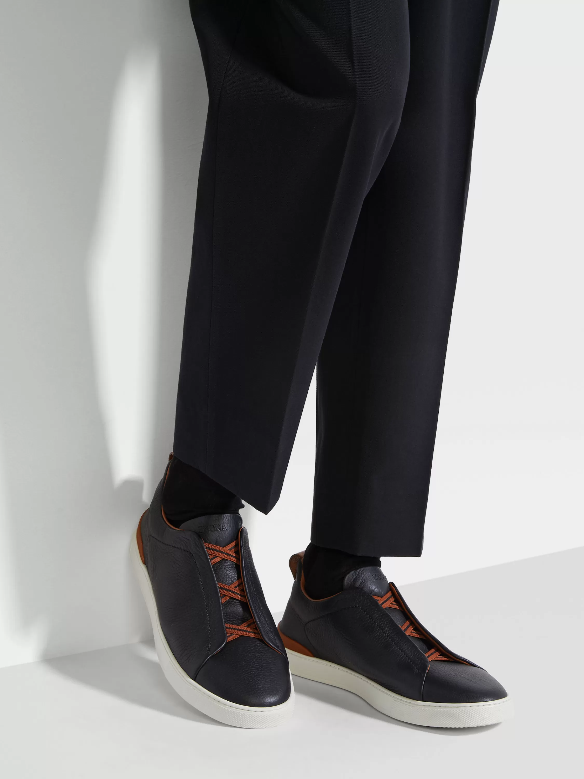Fashion Triple Stitch™ Sneaker aus Hirschleder in Sneaker