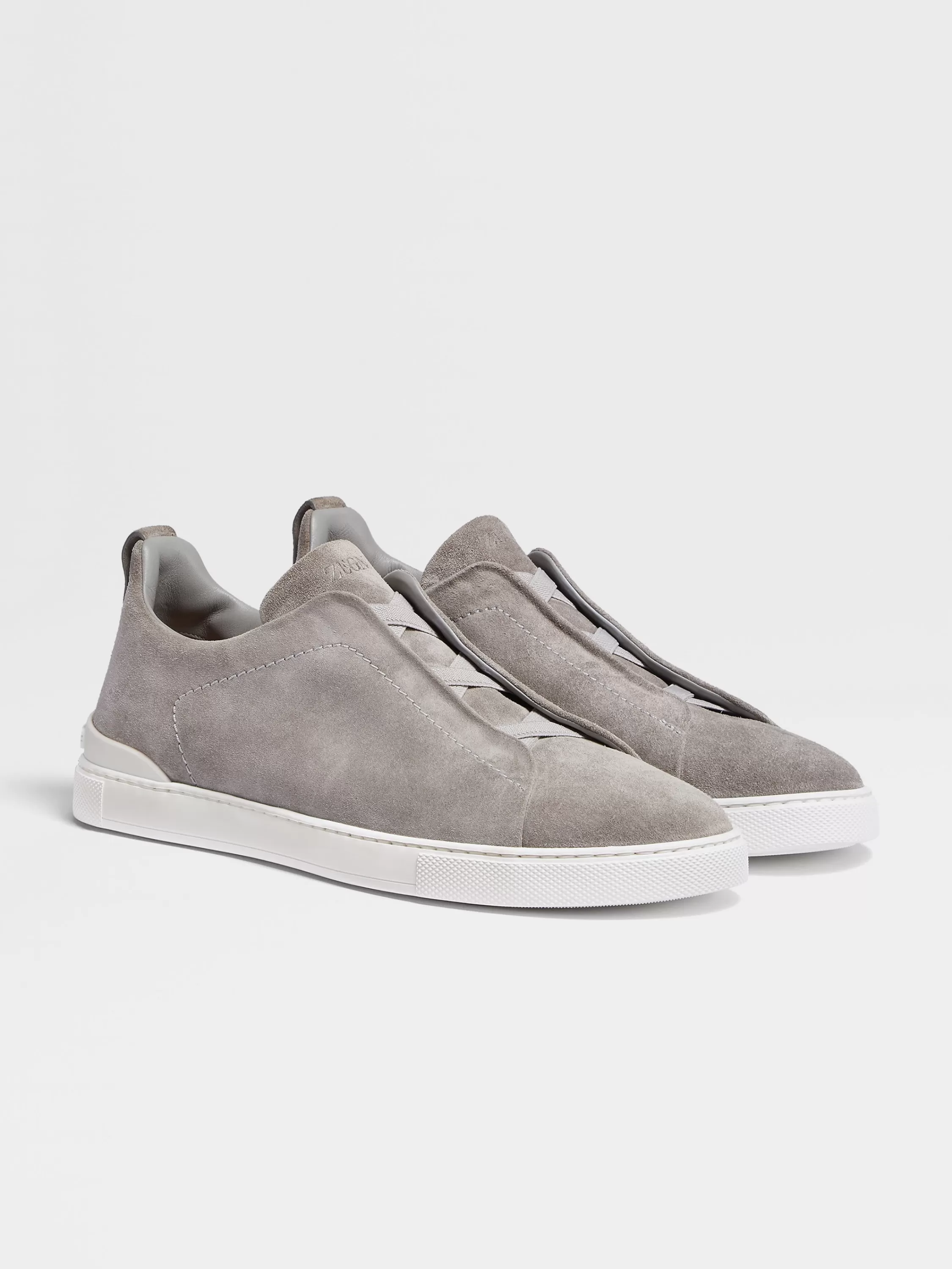 Best Sale Triple Stitch™ Sneaker aus Wildleder in meliertem Grau Sneaker