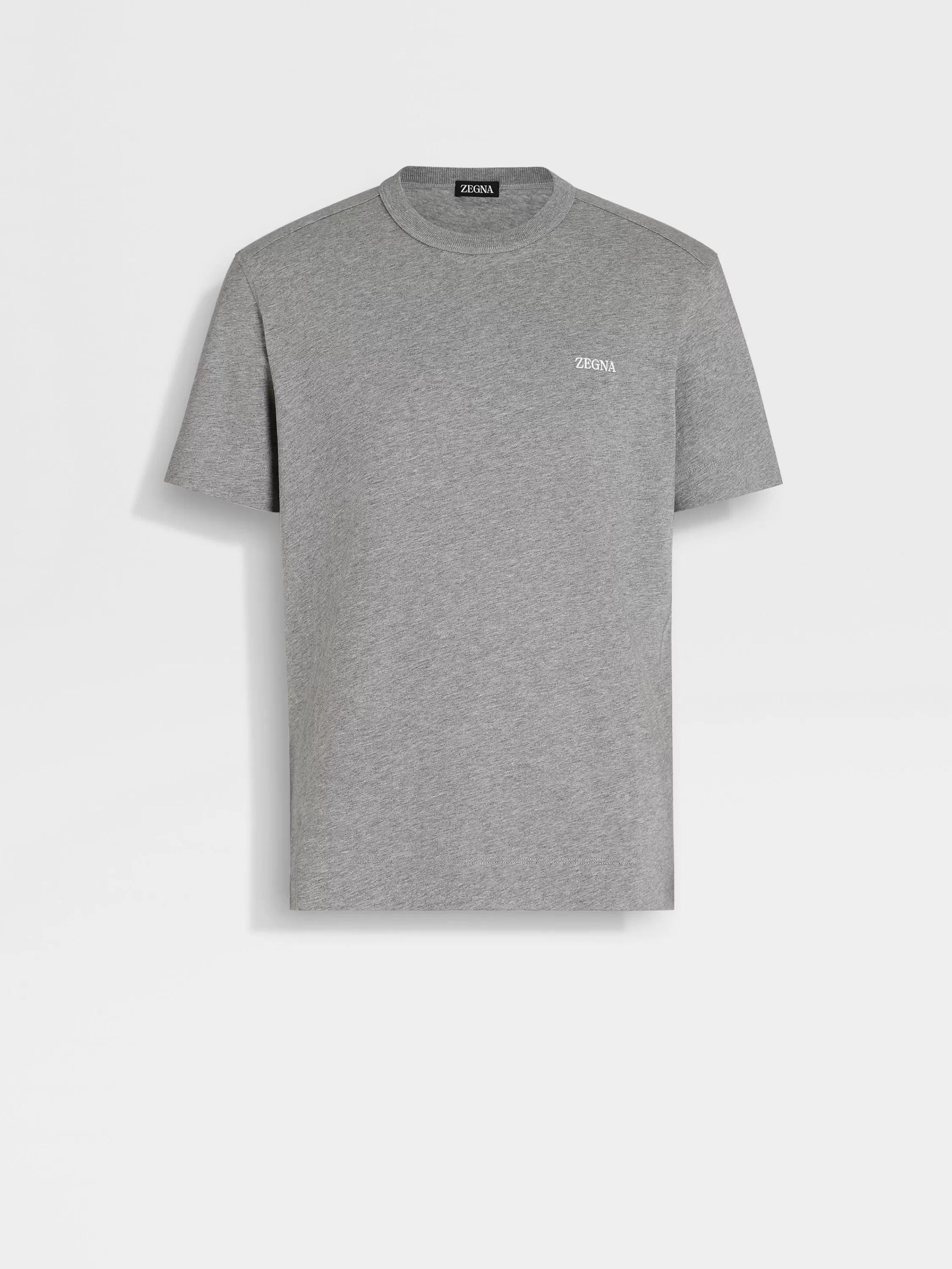 Best T-Shirt aus Baumwolle in meliertem Grau T-shirts