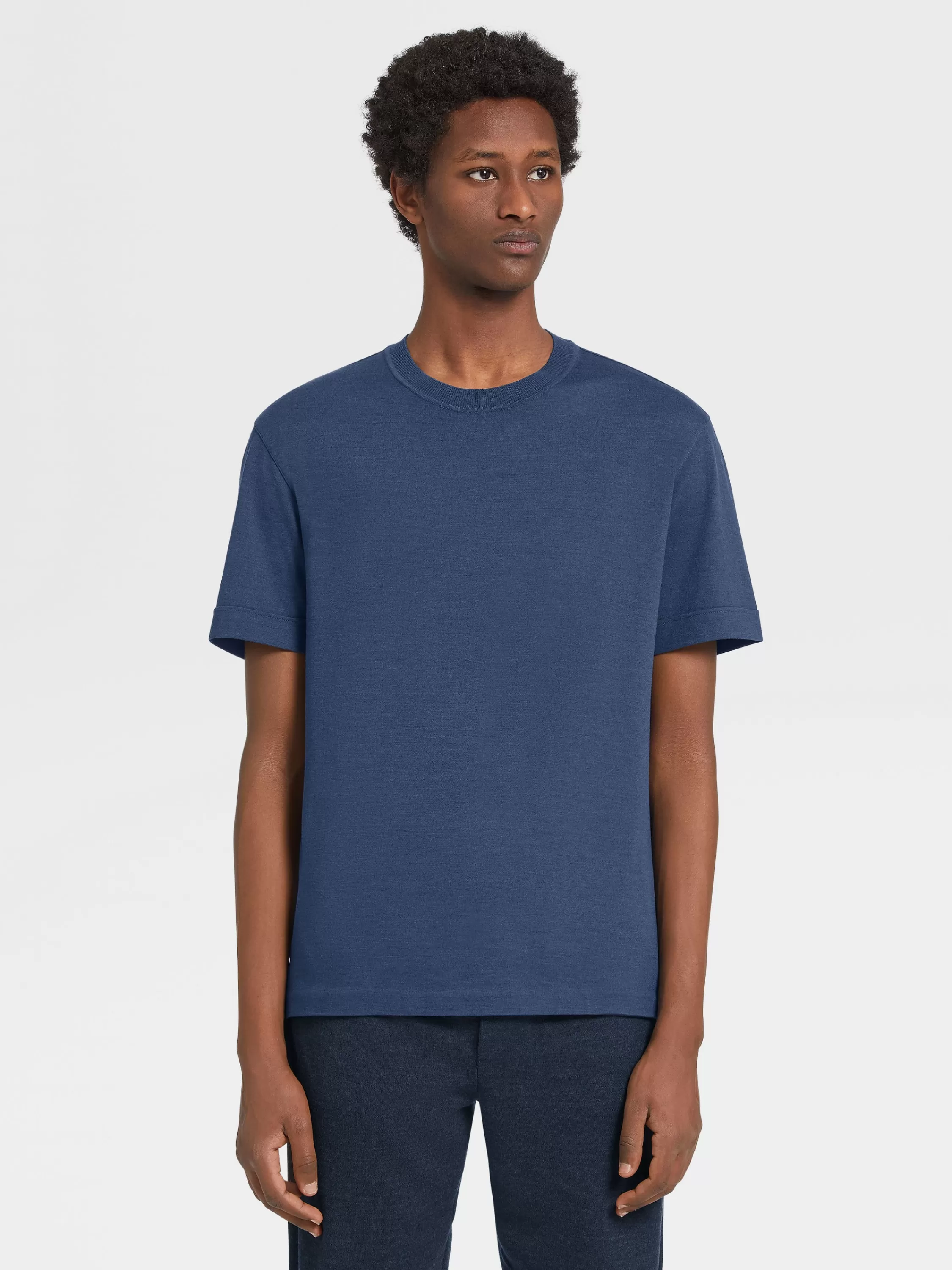 Flash Sale Utility Blue 12milmil12 Wool T-shirt T-shirts