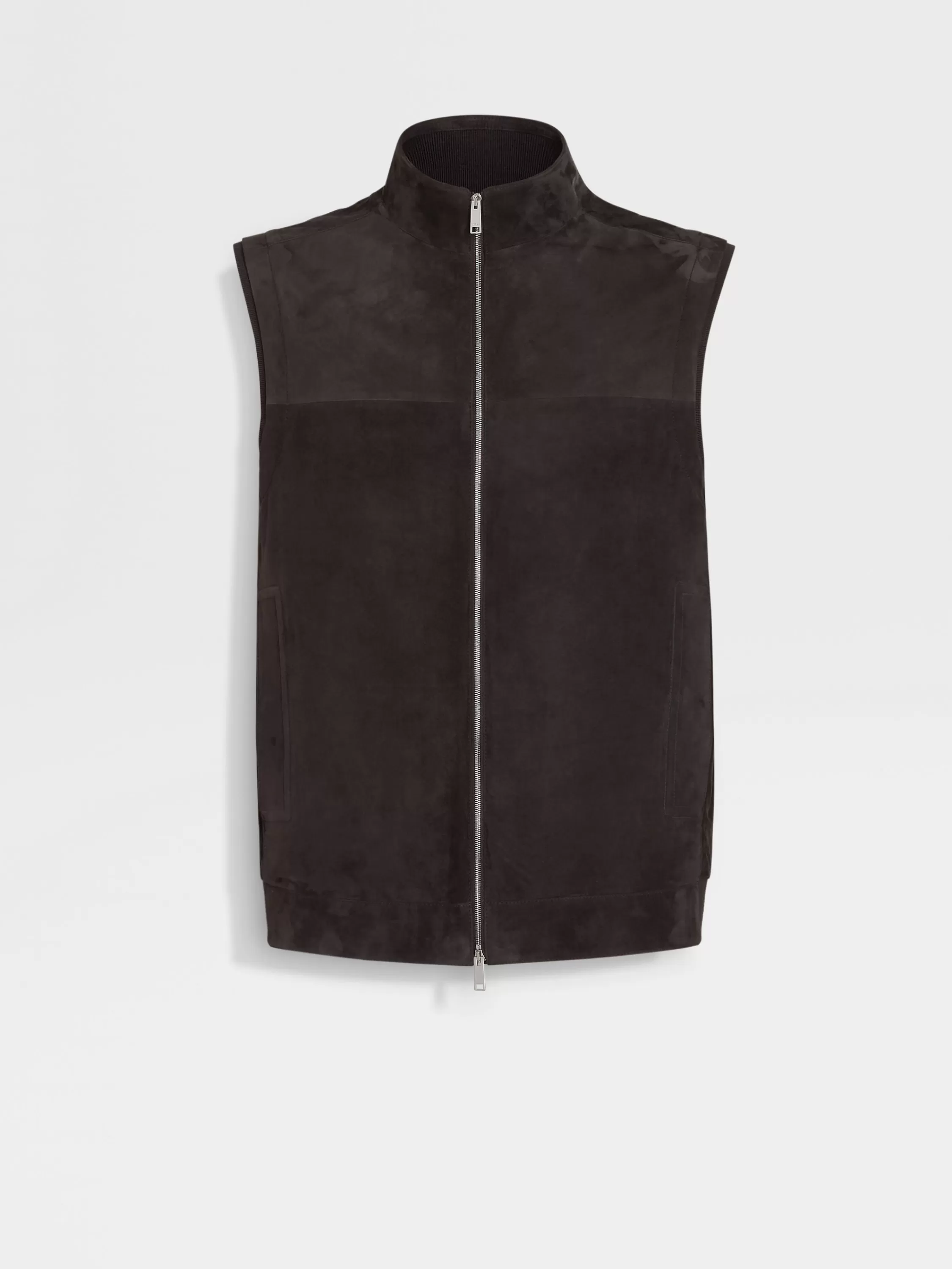 New Weste aus Veloursleder Jacken Und Mäntel